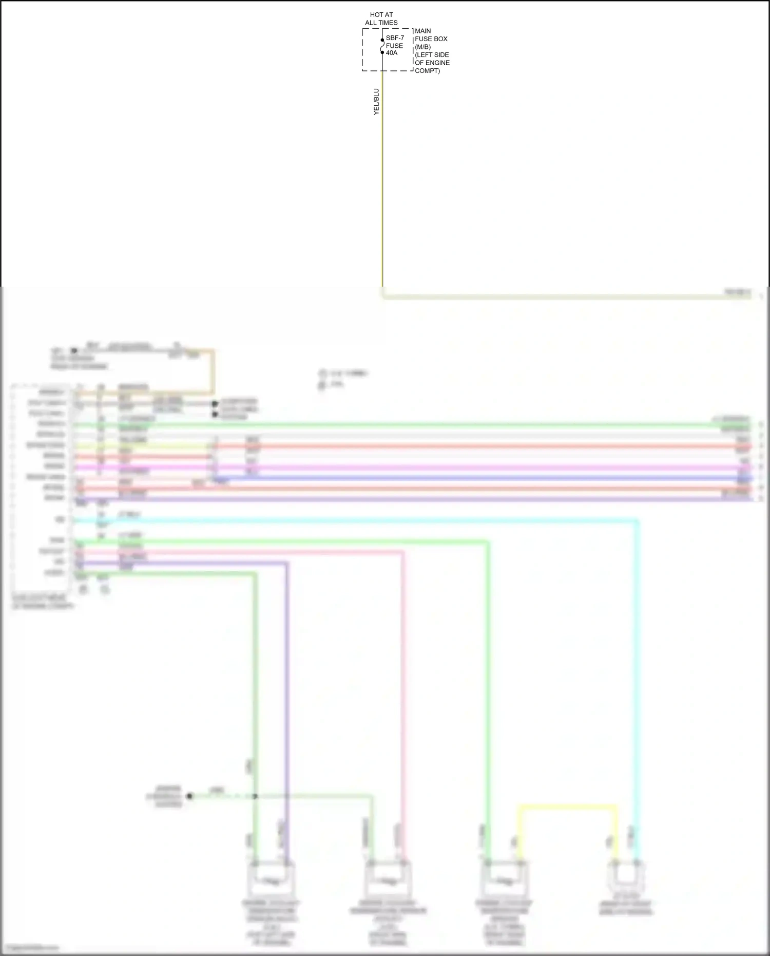 Wiring diagram computer data lines system for Subaru Outback BT facelift (2022-2024) (53 of 90)