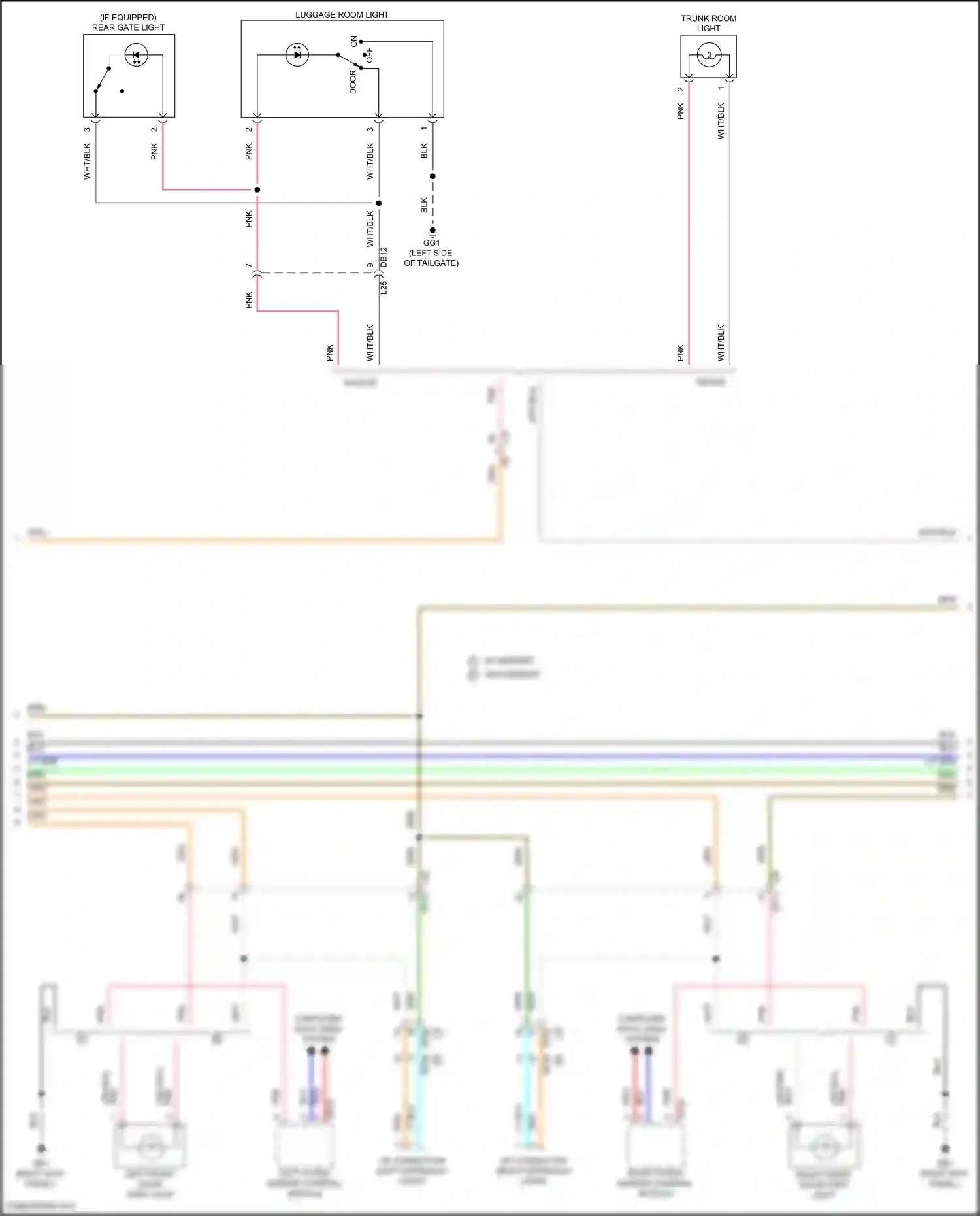 Wiring diagram computer data lines system for Subaru Outback BT facelift (2022-2024) (32 of 90)