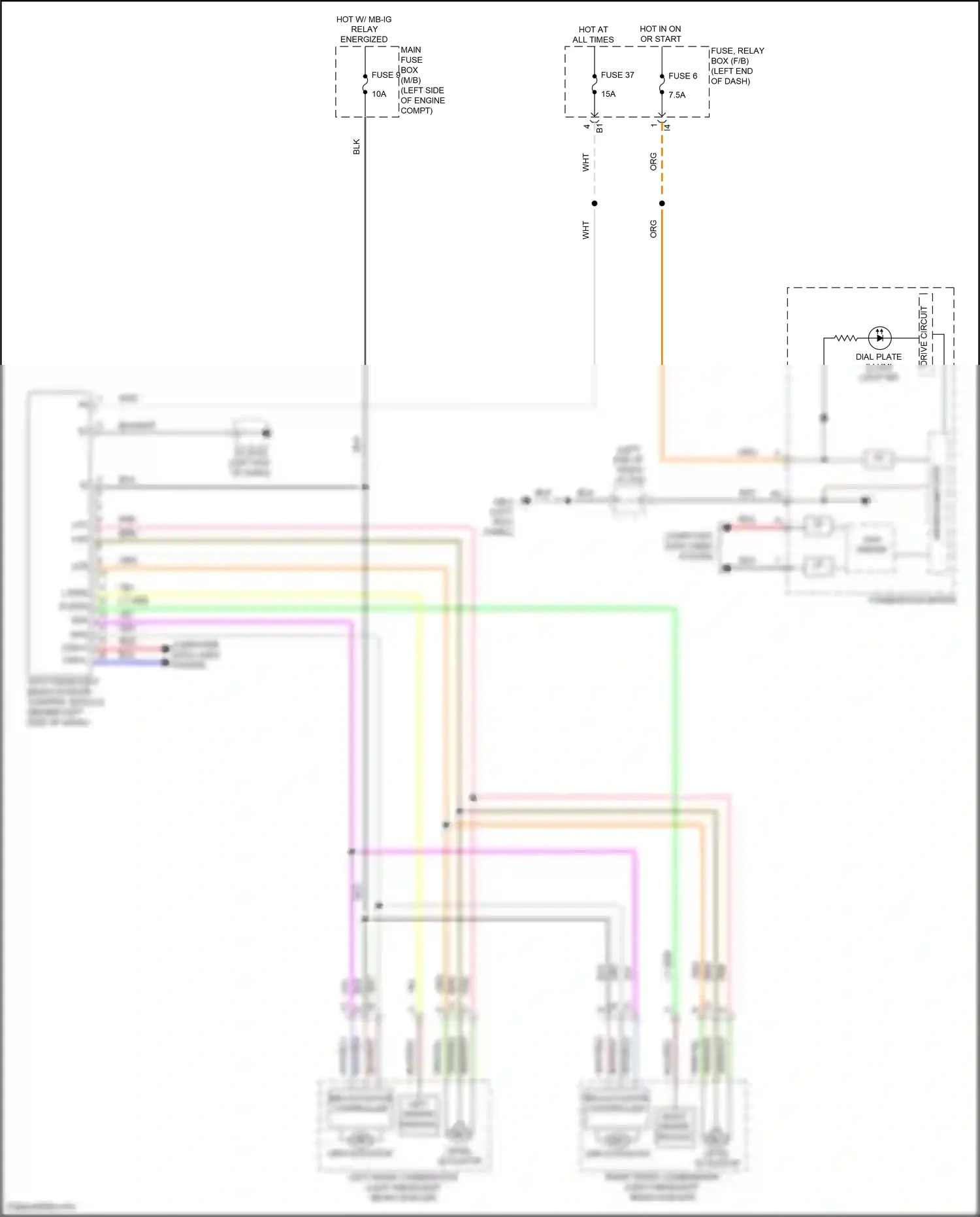 Wiring diagram computer data lines system for Subaru Outback BT facelift (2022-2024) (17 of 90)
