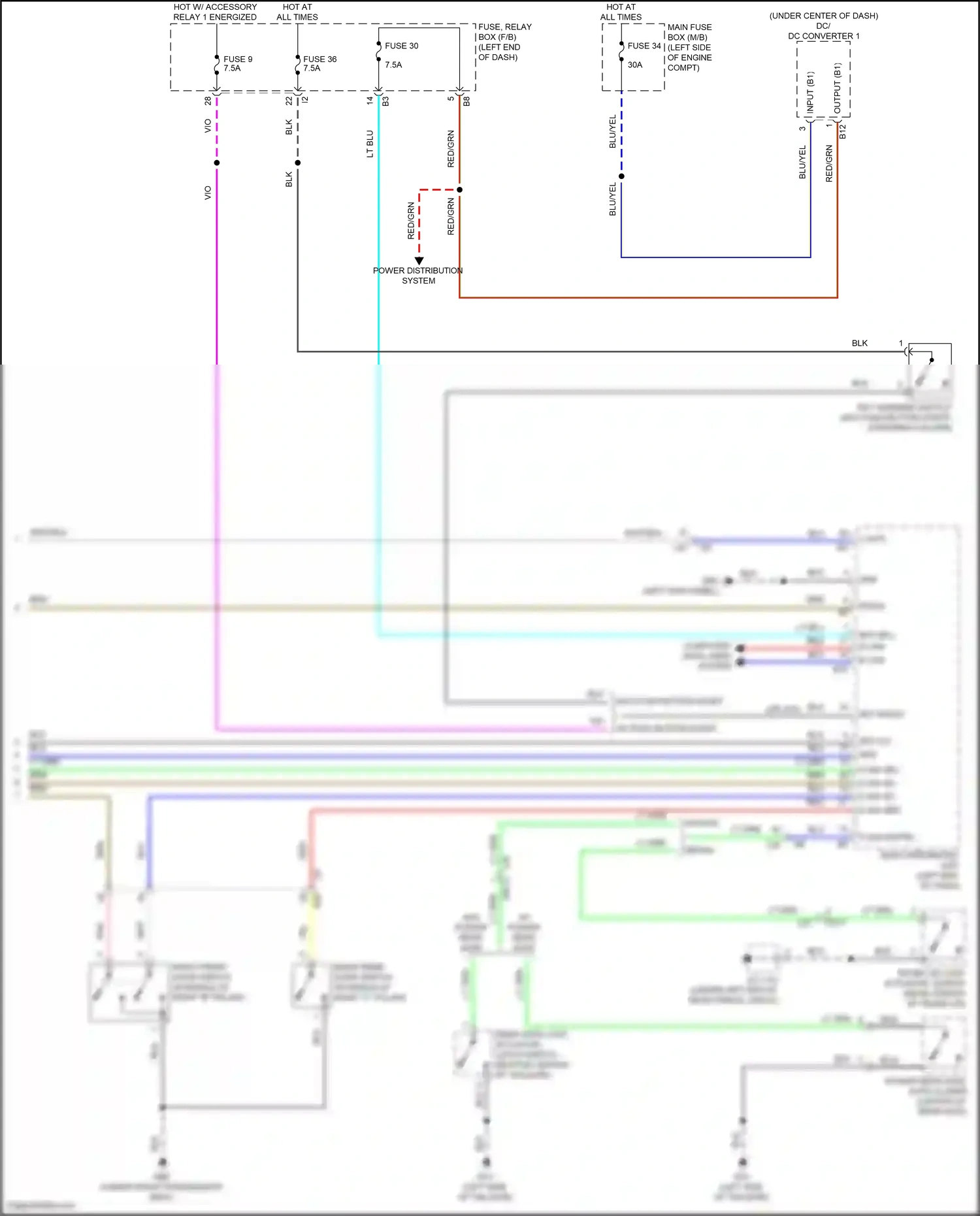 Wiring diagram computer data lines system for Subaru Outback BT facelift (2022-2024) (33 of 90)