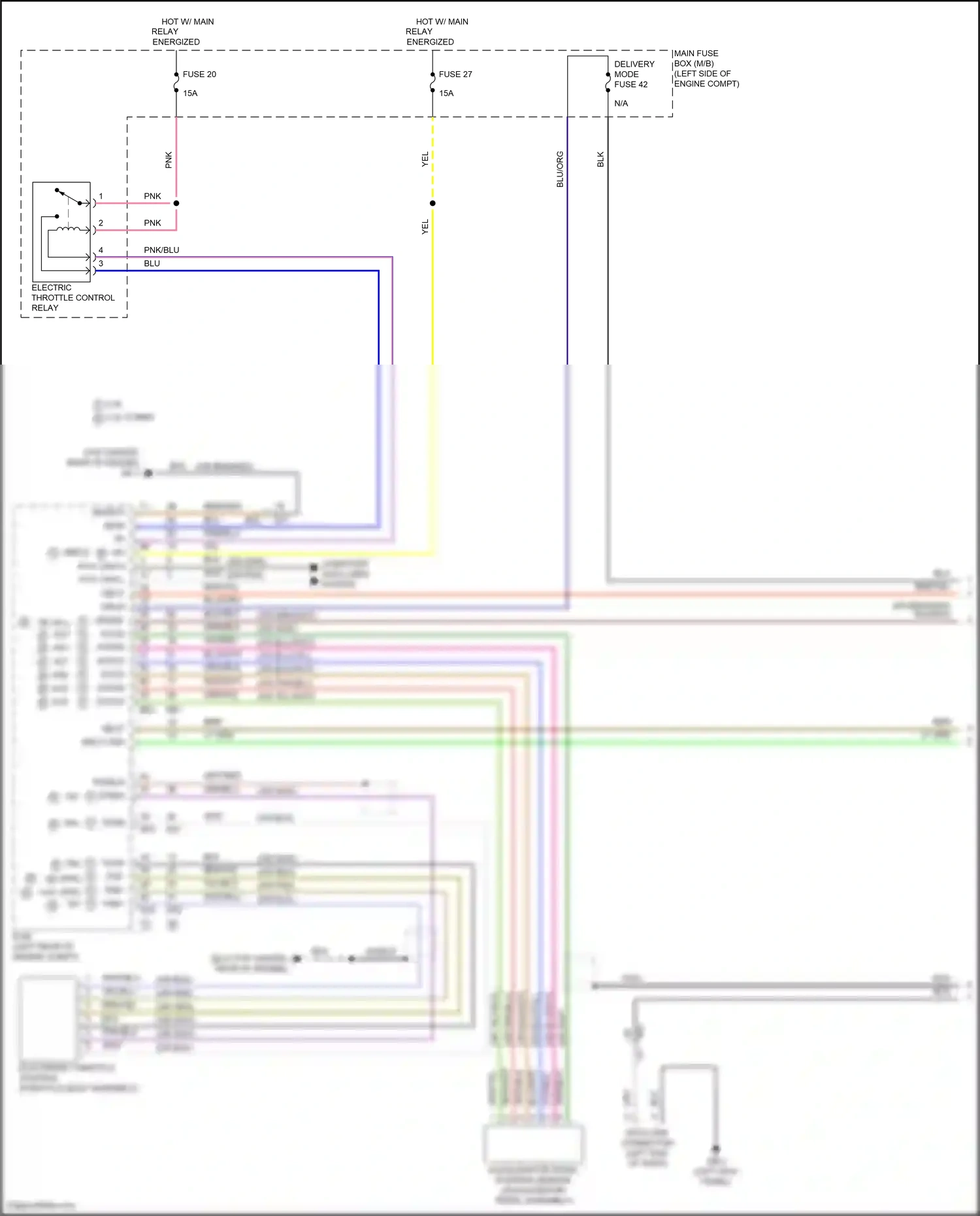 Wiring diagram data link connector for Subaru Outback BT facelift (2022-2024) (1 of 5)