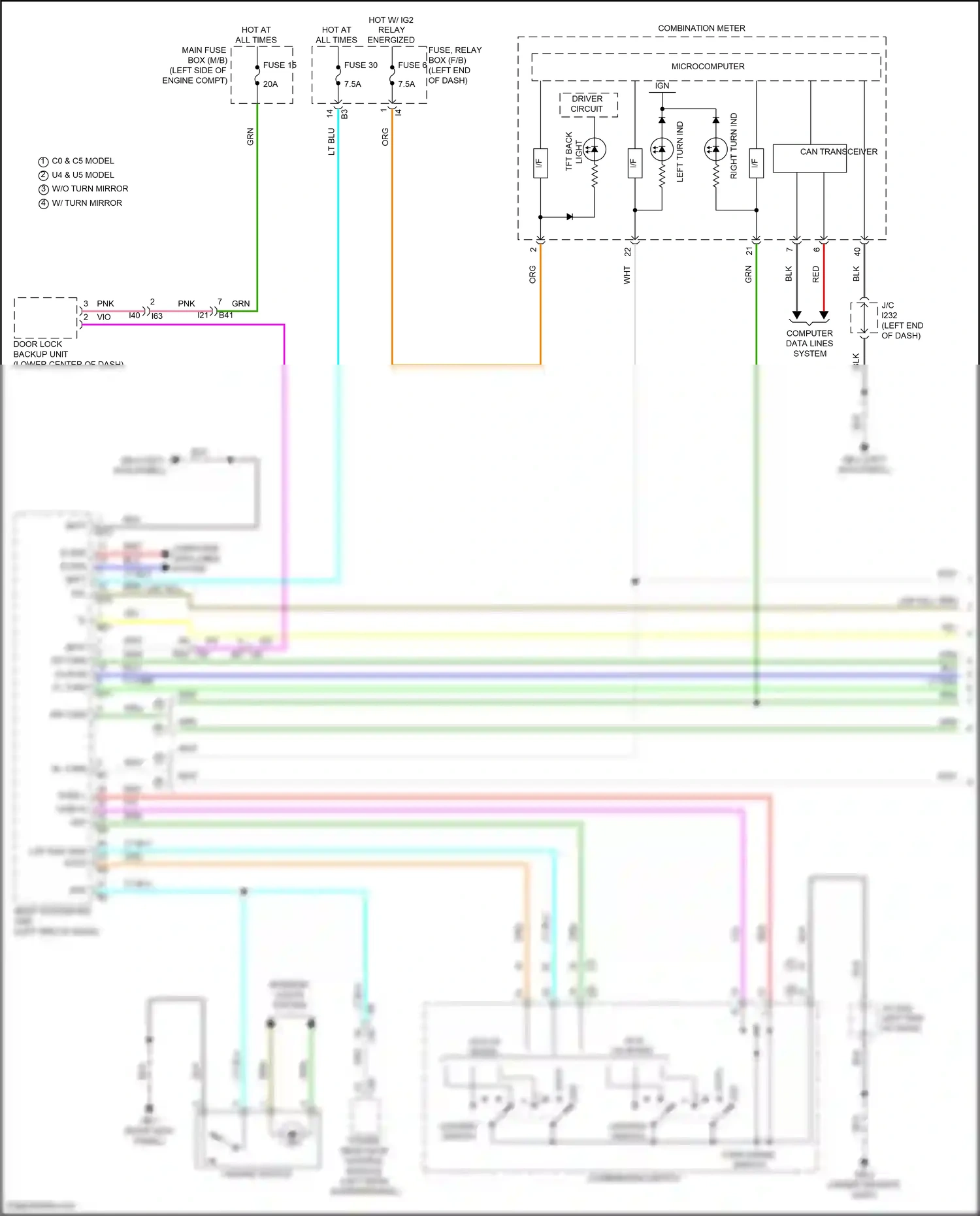 Wiring diagram (if for Subaru Outback BT facelift (2022-2024) (22 of 35)