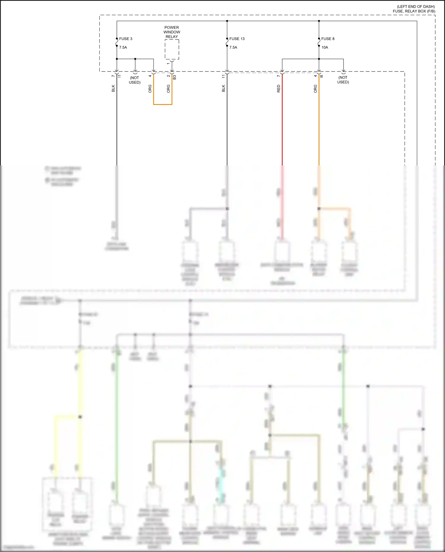Wiring diagram immobilizer control module for Subaru Outback BT facelift (2022-2024) (5 of 5)
