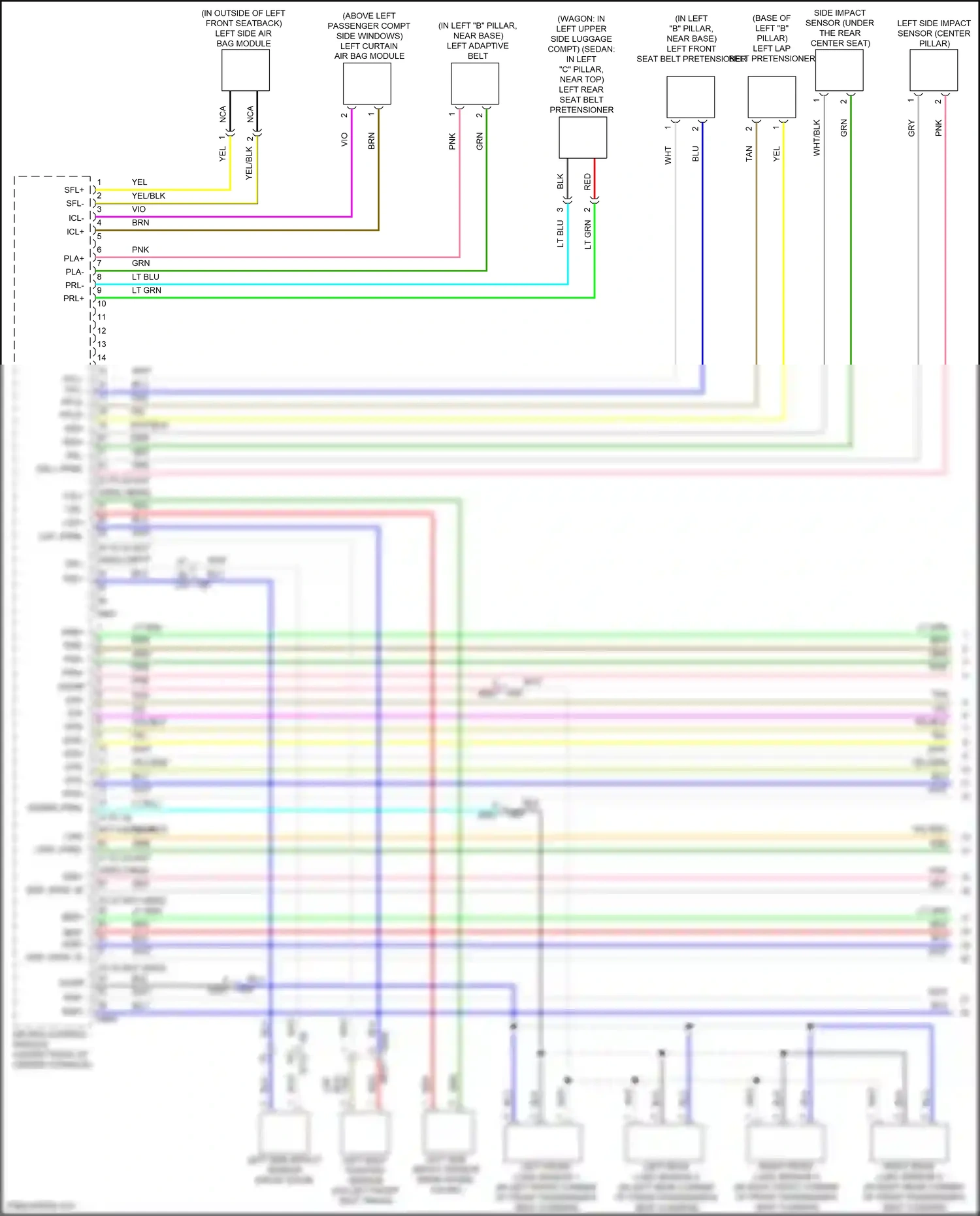 Wiring diagram ssl- for Subaru Outback BT facelift (2022-2024) (1 of 1)