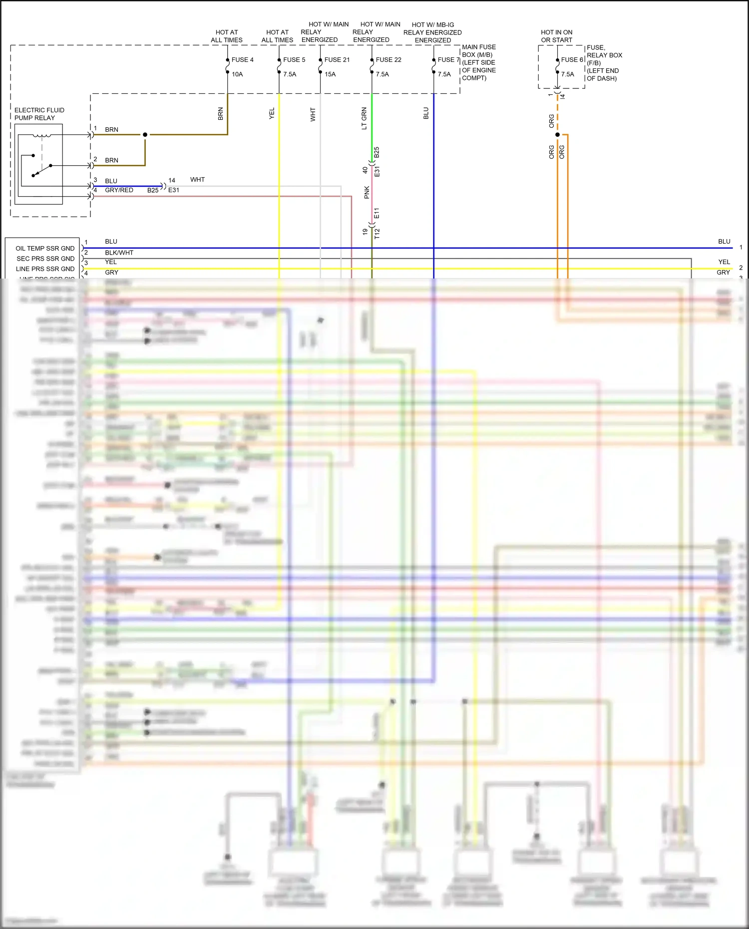 Wiring diagram stat com for Subaru Outback BT facelift (2022-2024) (2 of 2)