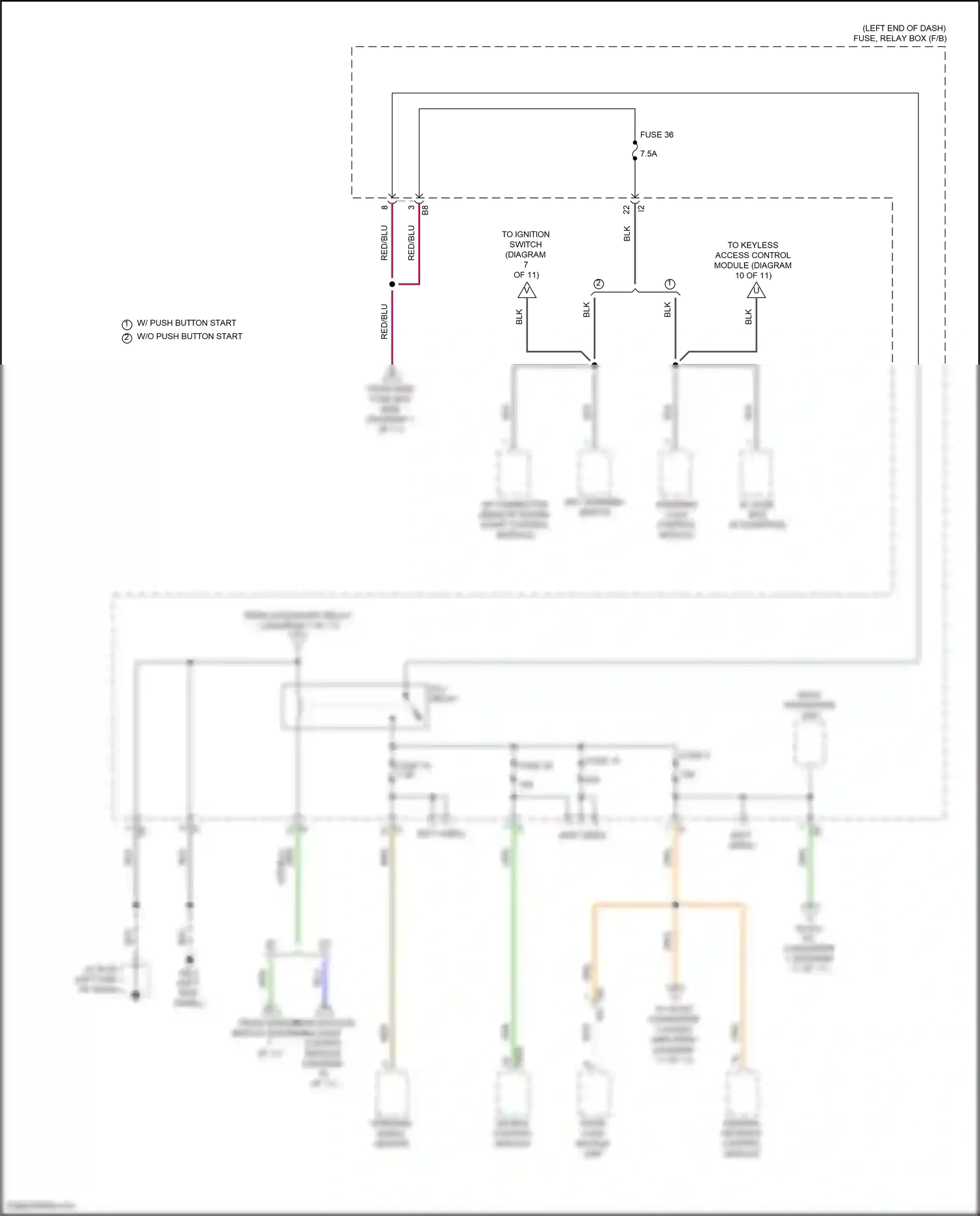 Wiring diagram steering angle sensor for Subaru Outback BT facelift (2022-2024) (5 of 5)