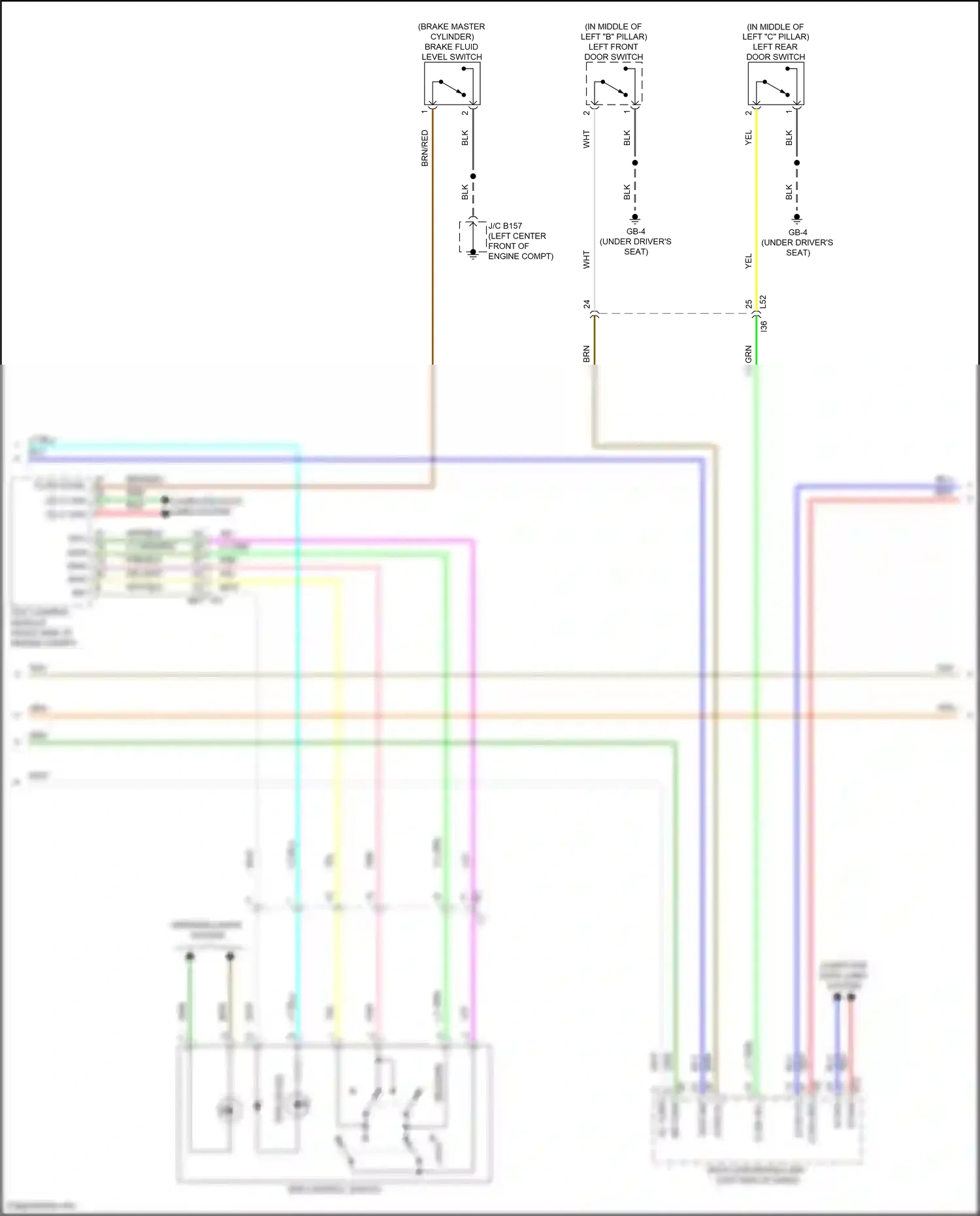 Wiring diagram vdc control module for Subaru Outback BT facelift (2022-2024) (5 of 8)