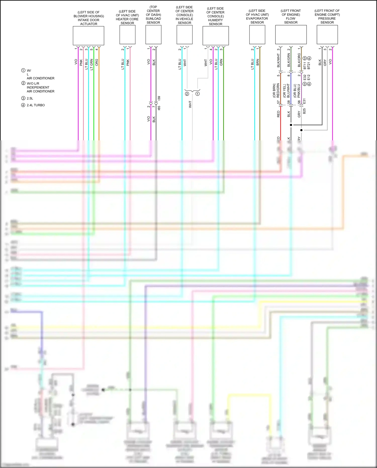 Wiring diagram a/c compressor for Subaru Outback BT (2019-2024) (1 of 1)