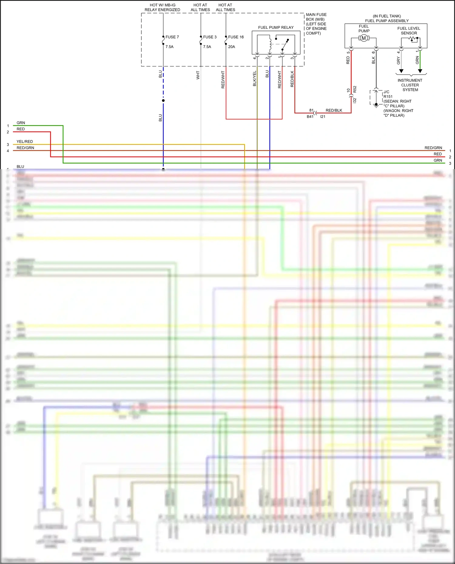 Wiring diagram avcsl+ for Subaru Outback BT (2019-2024) (1 of 1)