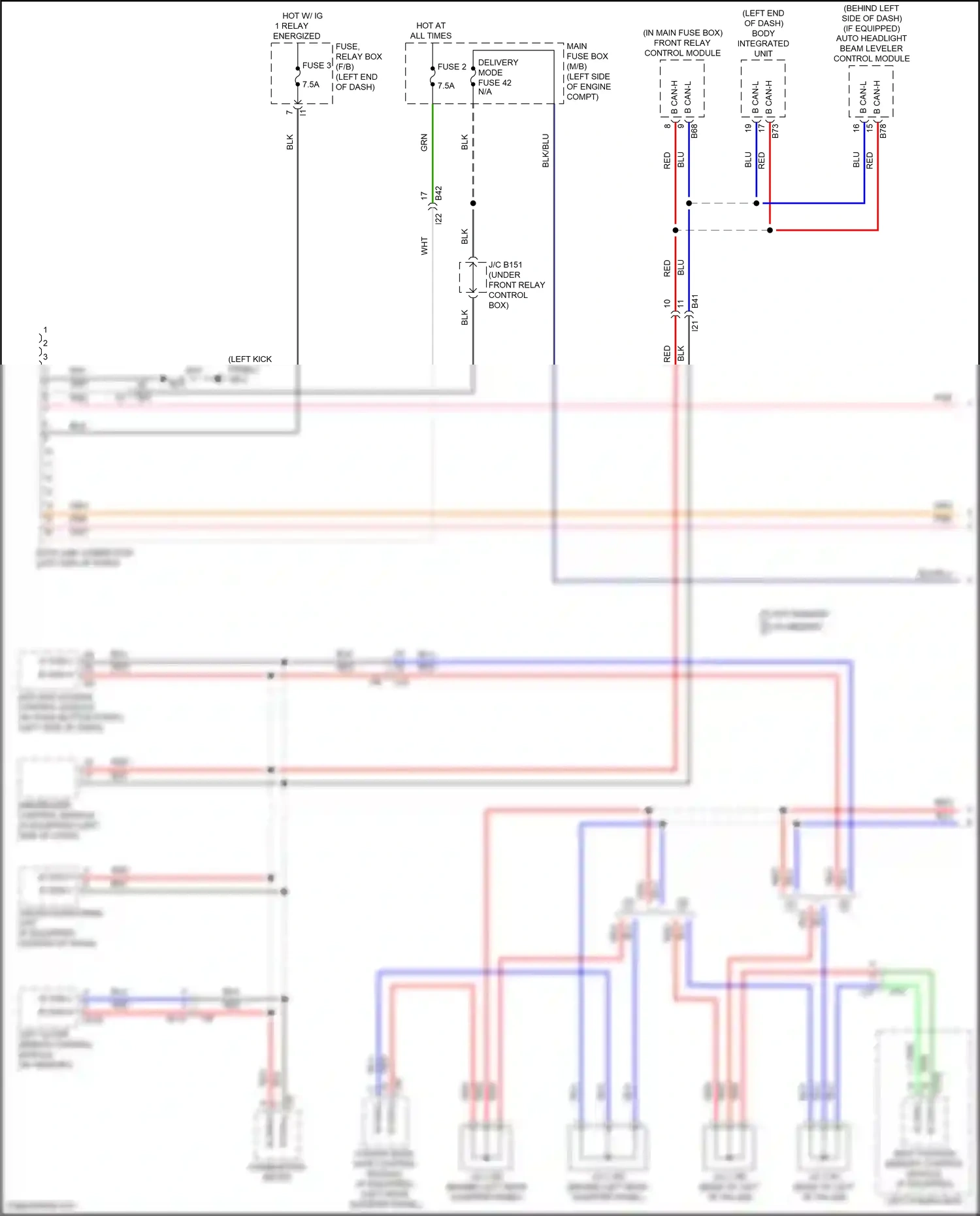 Wiring diagram blk for Subaru Outback BT (2019-2024) (12 of 153)