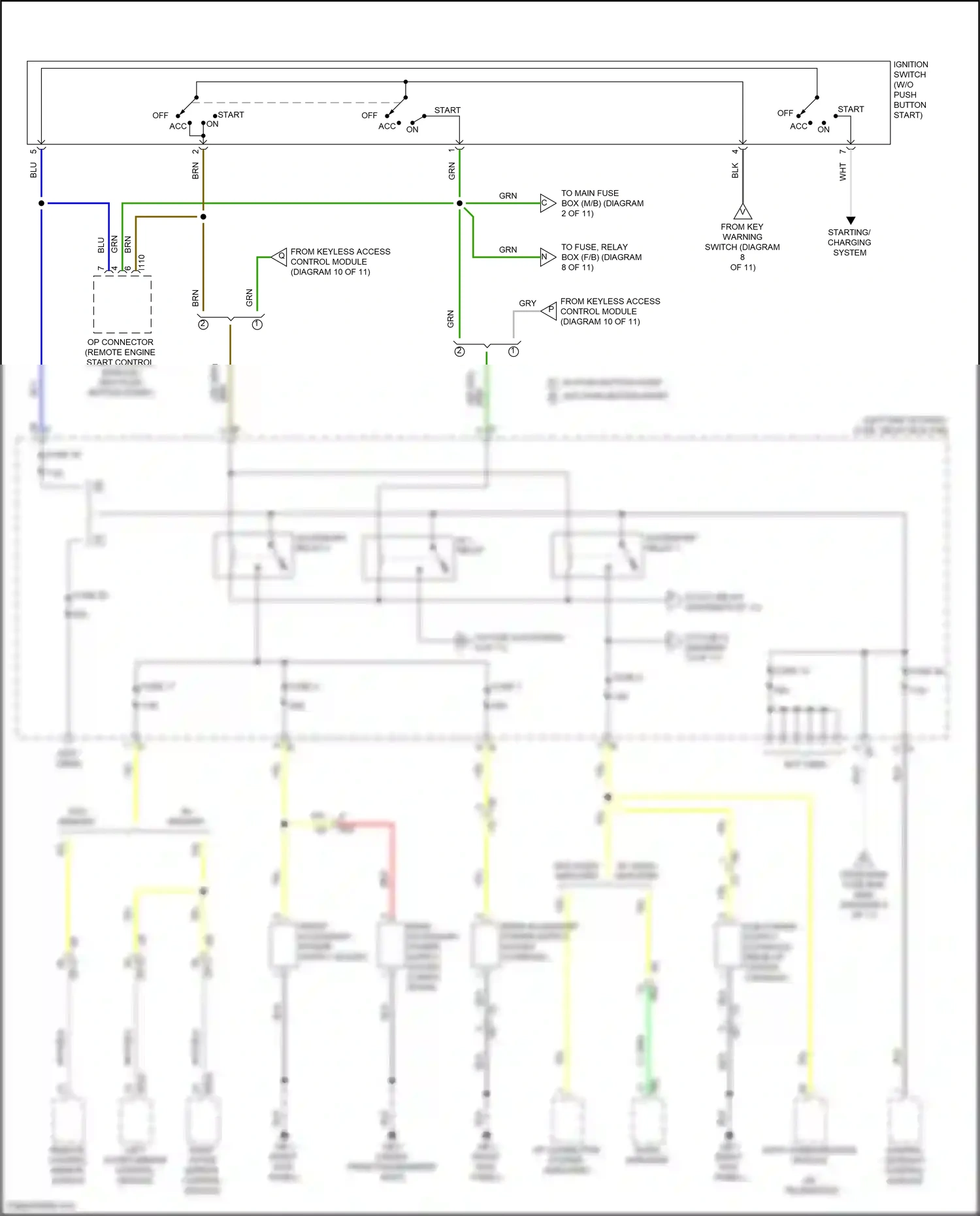 Wiring diagram blk for Subaru Outback BT (2019-2024) (5 of 153)