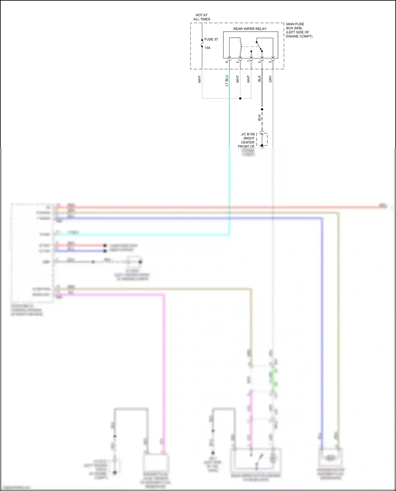 Wiring diagram blu for Subaru Outback BT (2019-2024) (39 of 140)