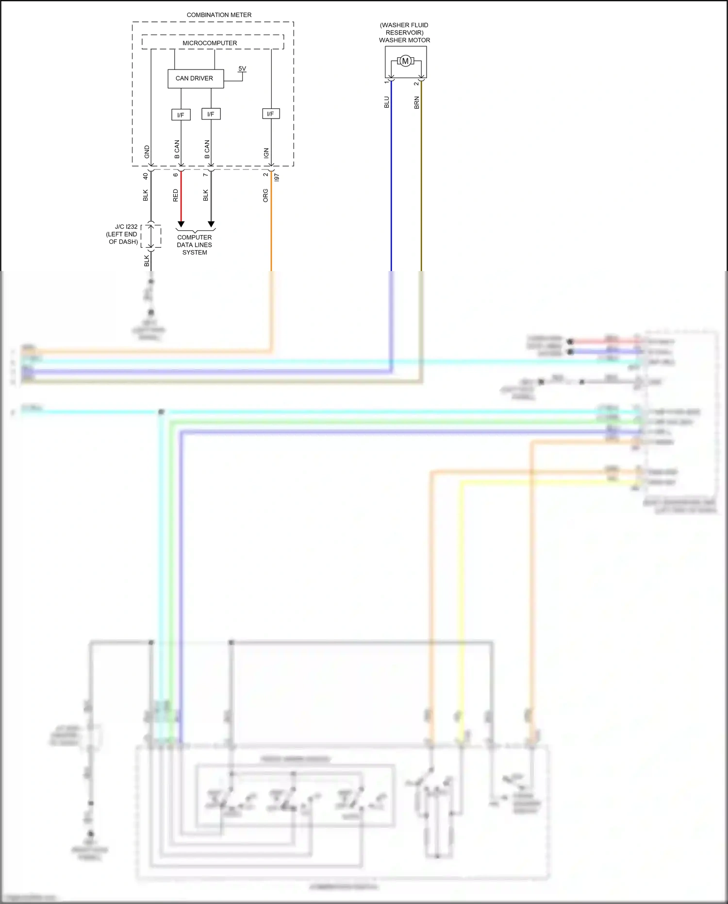 Wiring diagram blu for Subaru Outback BT (2019-2024) (35 of 140)