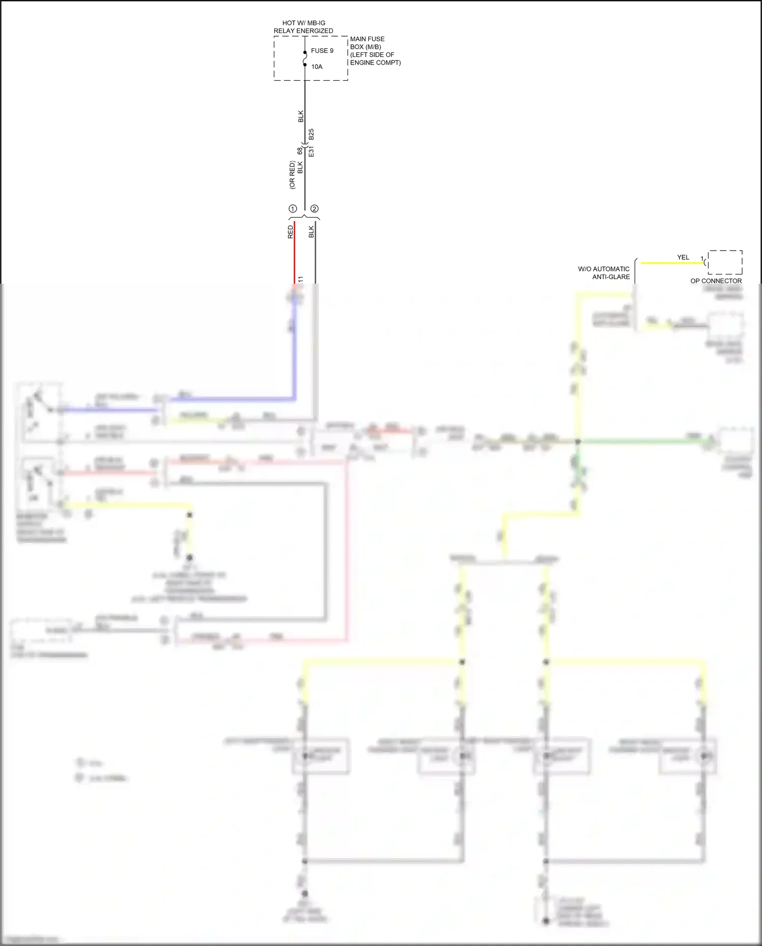 Wiring diagram blu for Subaru Outback BT (2019-2024) (21 of 140)