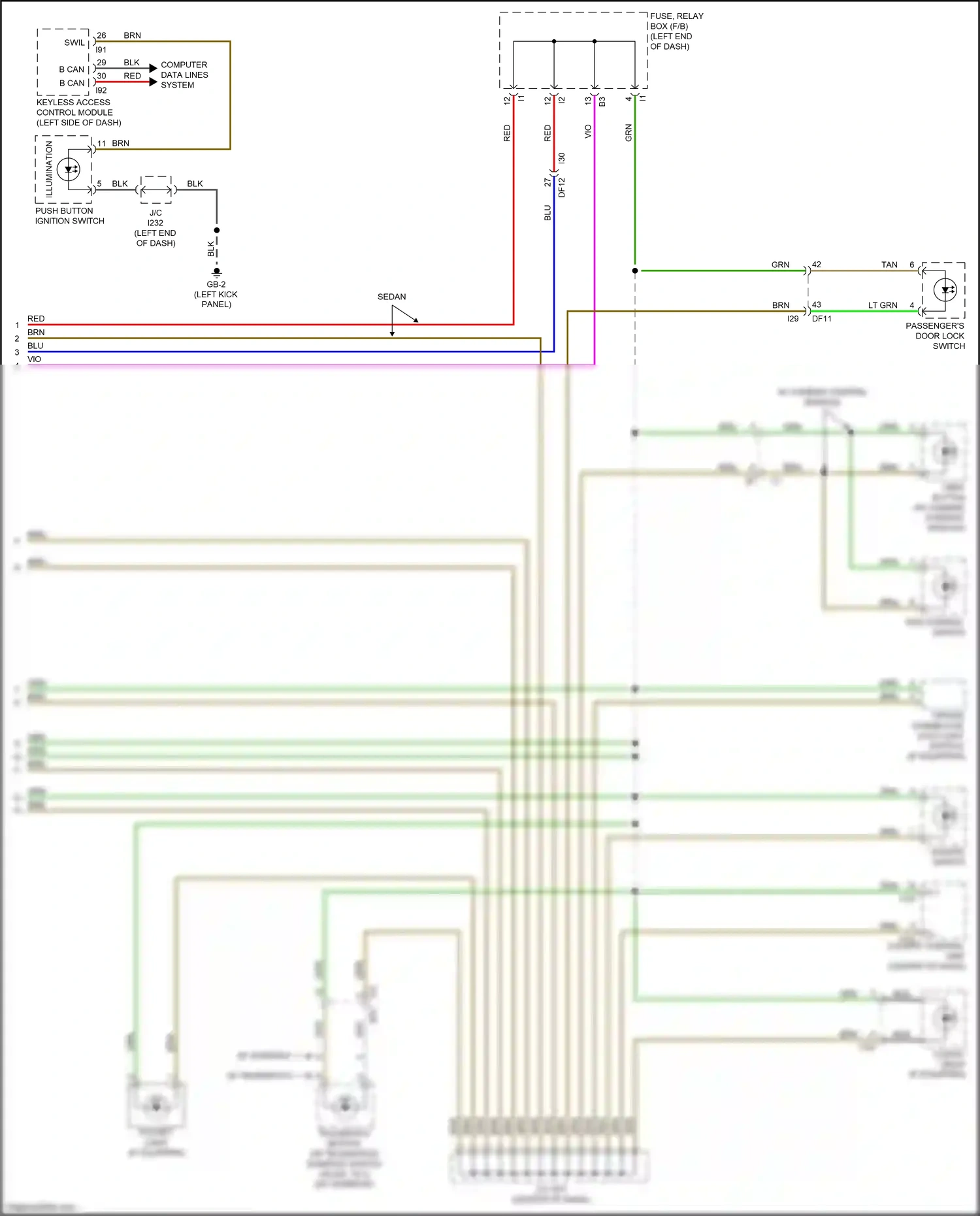 Wiring diagram brn for Subaru Outback BT (2019-2024) (66 of 121)