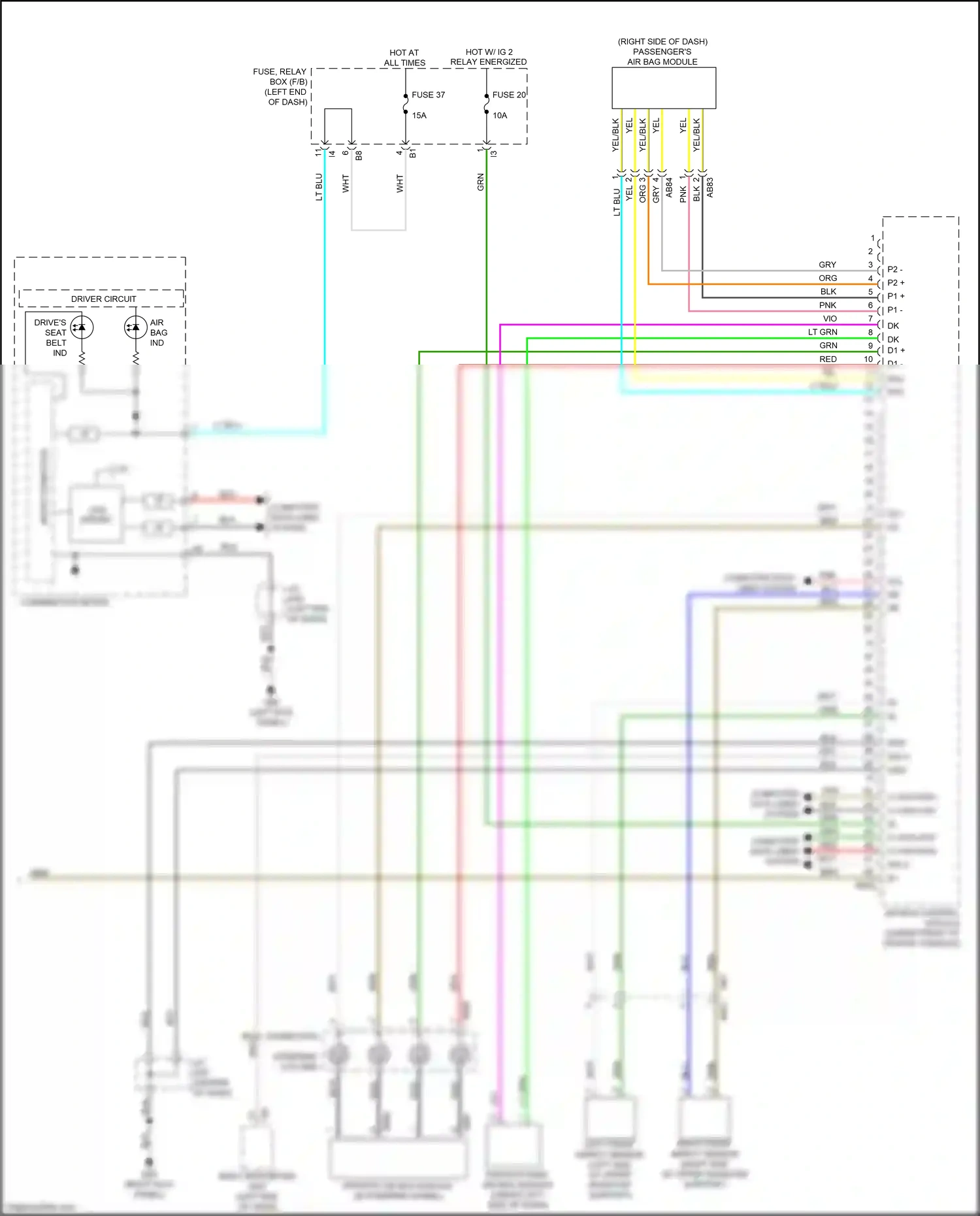 Wiring diagram dk+ for Subaru Outback BT (2019-2024) (1 of 1)