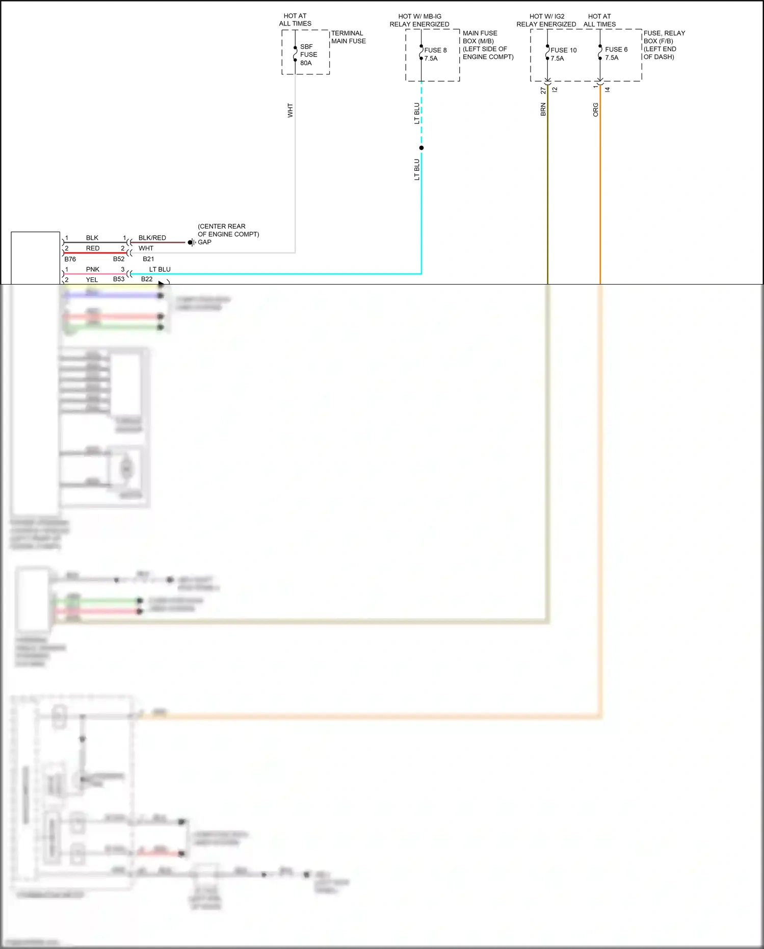 Wiring diagram grn for Subaru Outback BT (2019-2024) (85 of 129)