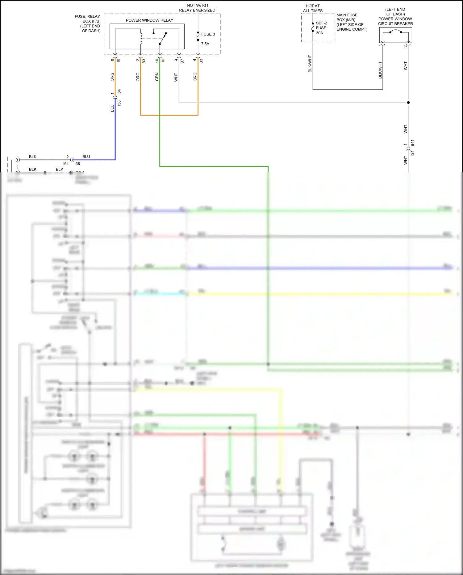 Wiring diagram grn for Subaru Outback BT (2019-2024) (38 of 129)