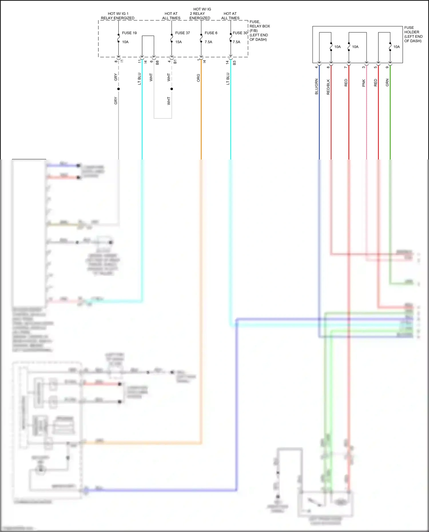 Wiring diagram lt blu for Subaru Outback BT (2019-2024) (85 of 114)