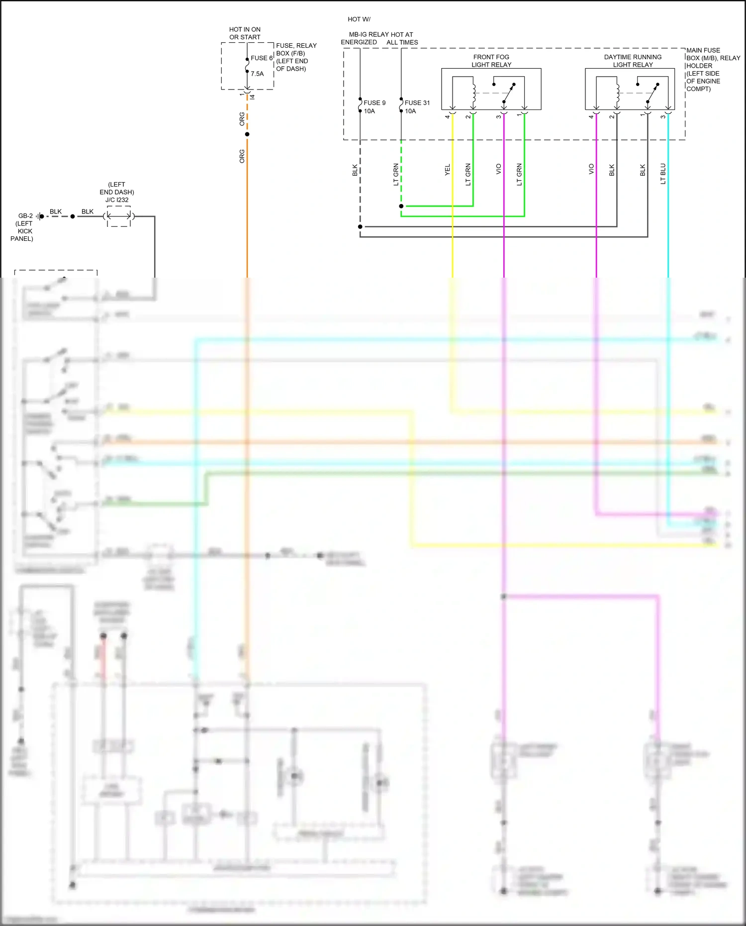 Wiring diagram red for Subaru Outback BT (2019-2024) (42 of 143)