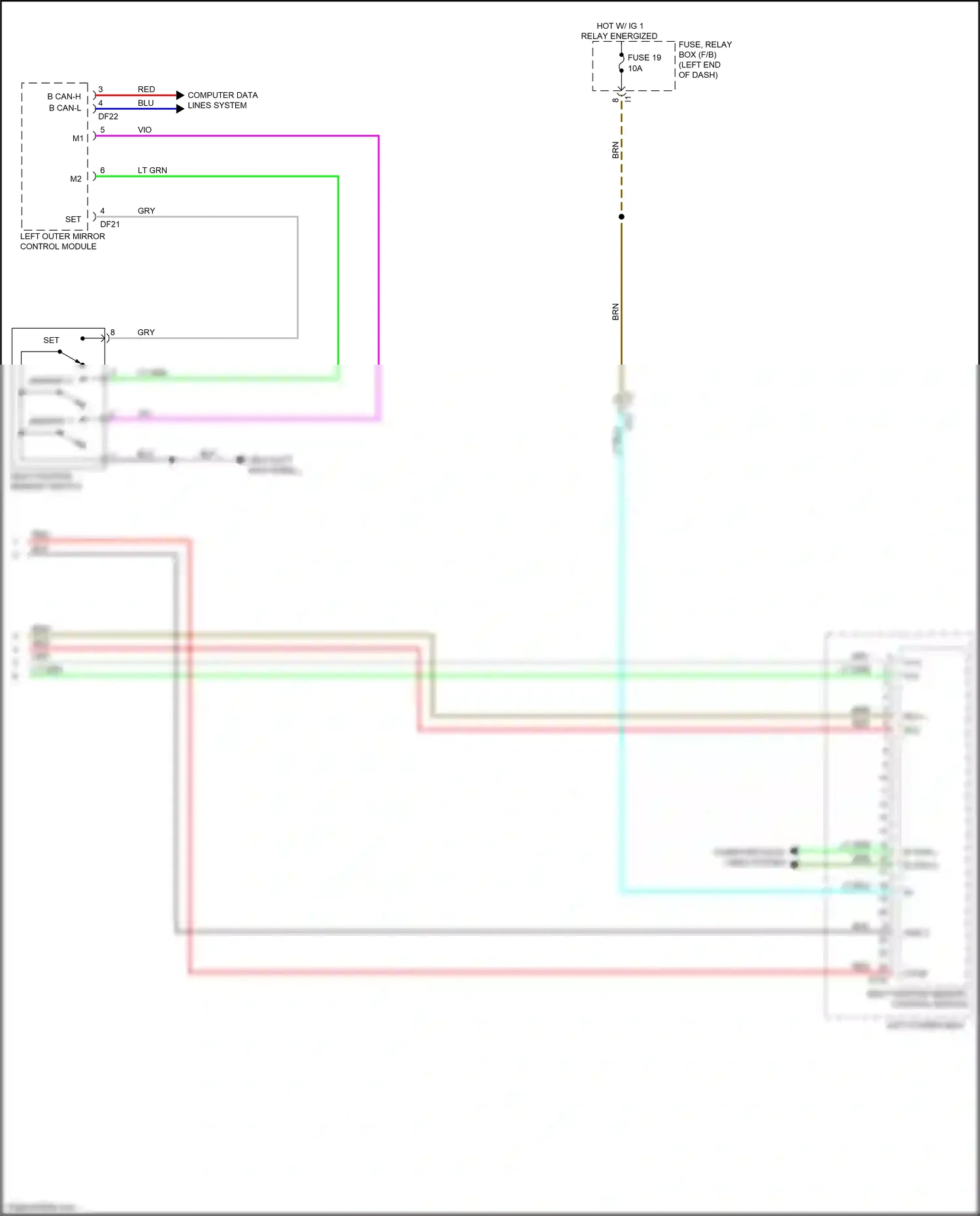 Wiring diagram red for Subaru Outback BT (2019-2024) (79 of 143)