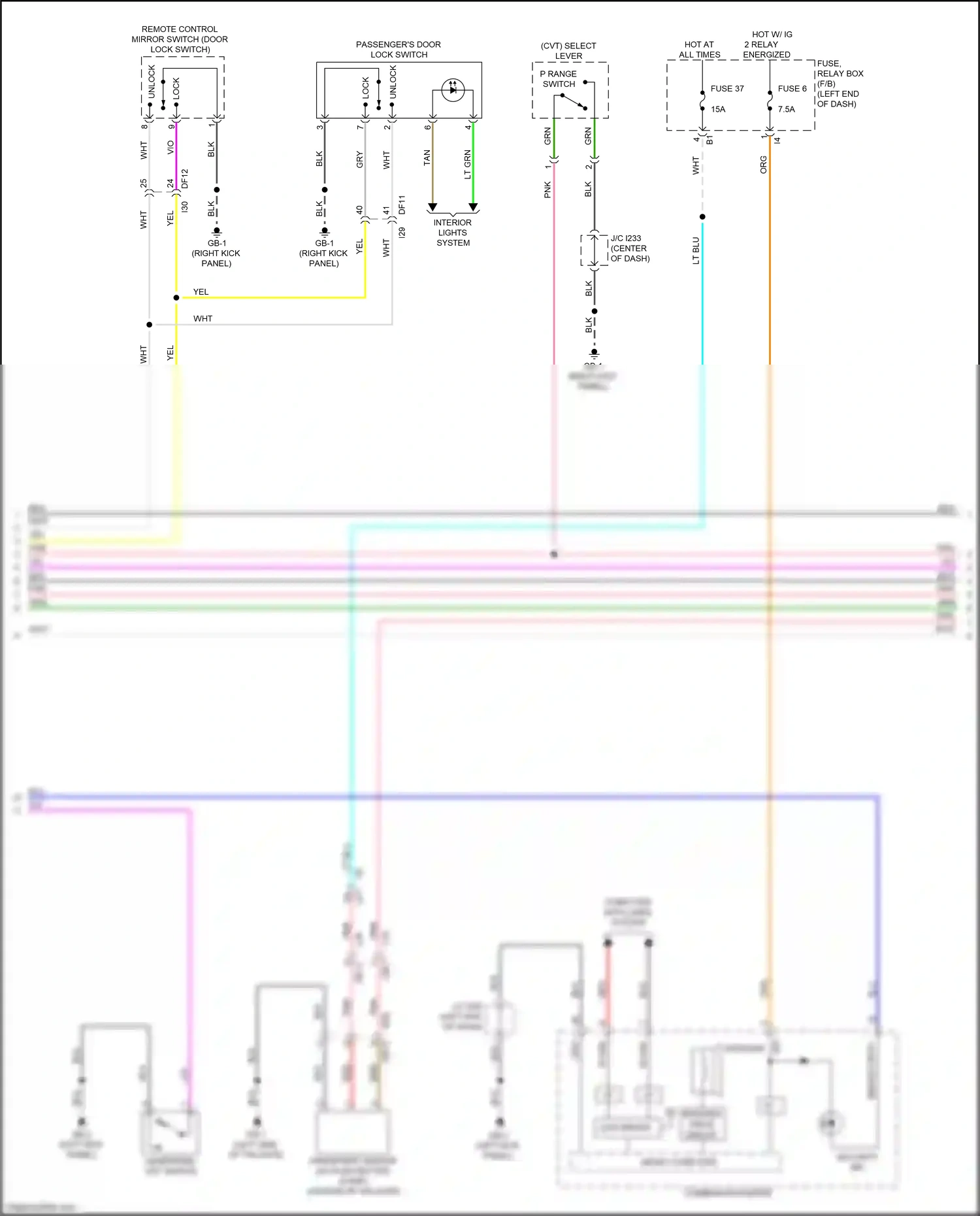 Wiring diagram red for Subaru Outback BT (2019-2024) (113 of 143)