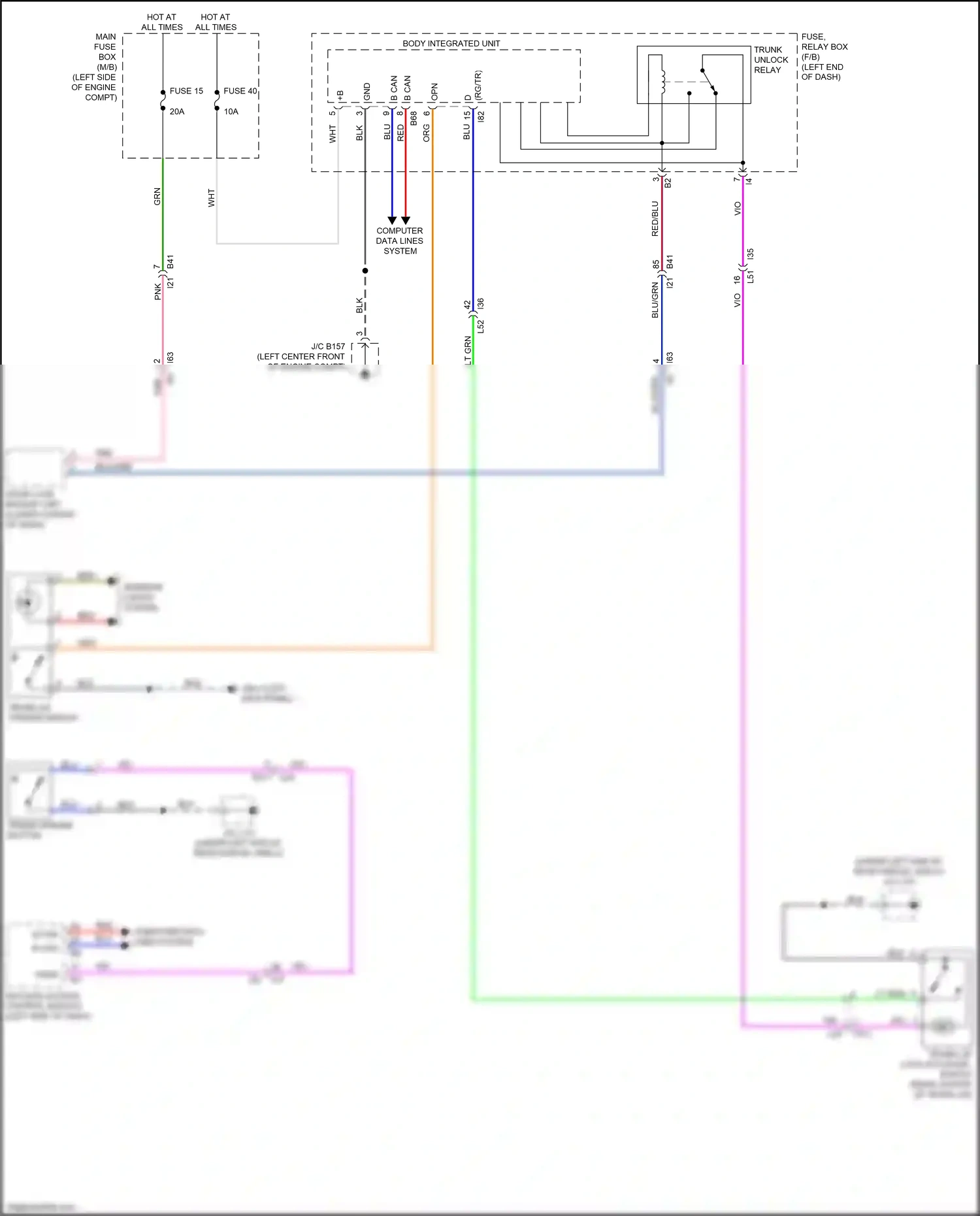 Wiring diagram red for Subaru Outback BT (2019-2024) (10 of 143)