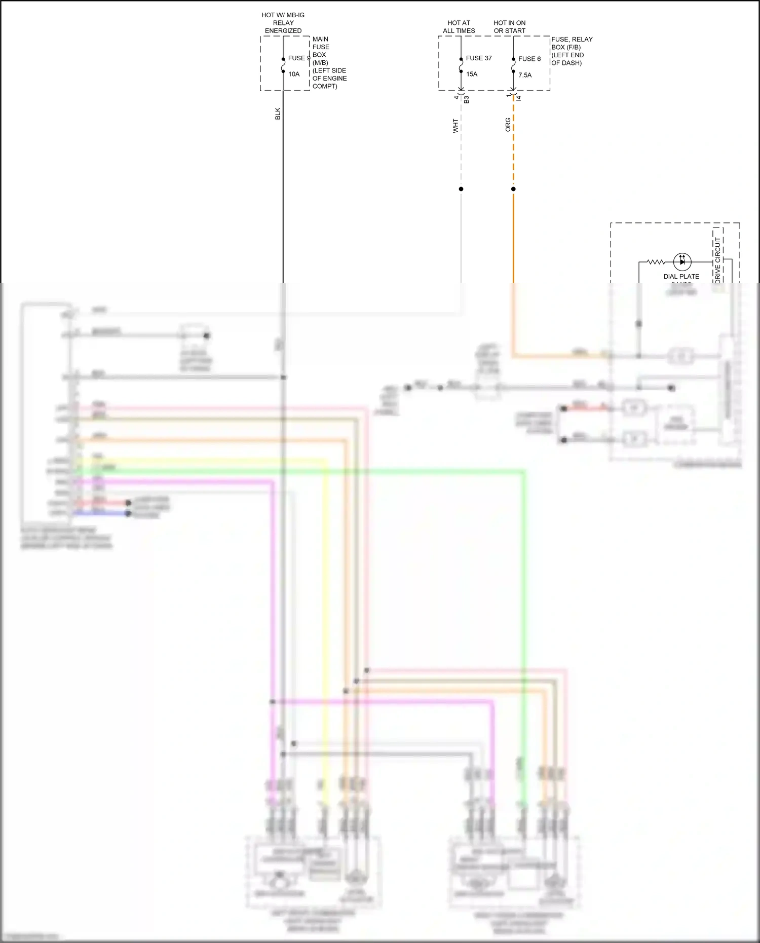 Wiring diagram red for Subaru Outback BT (2019-2024) (55 of 143)
