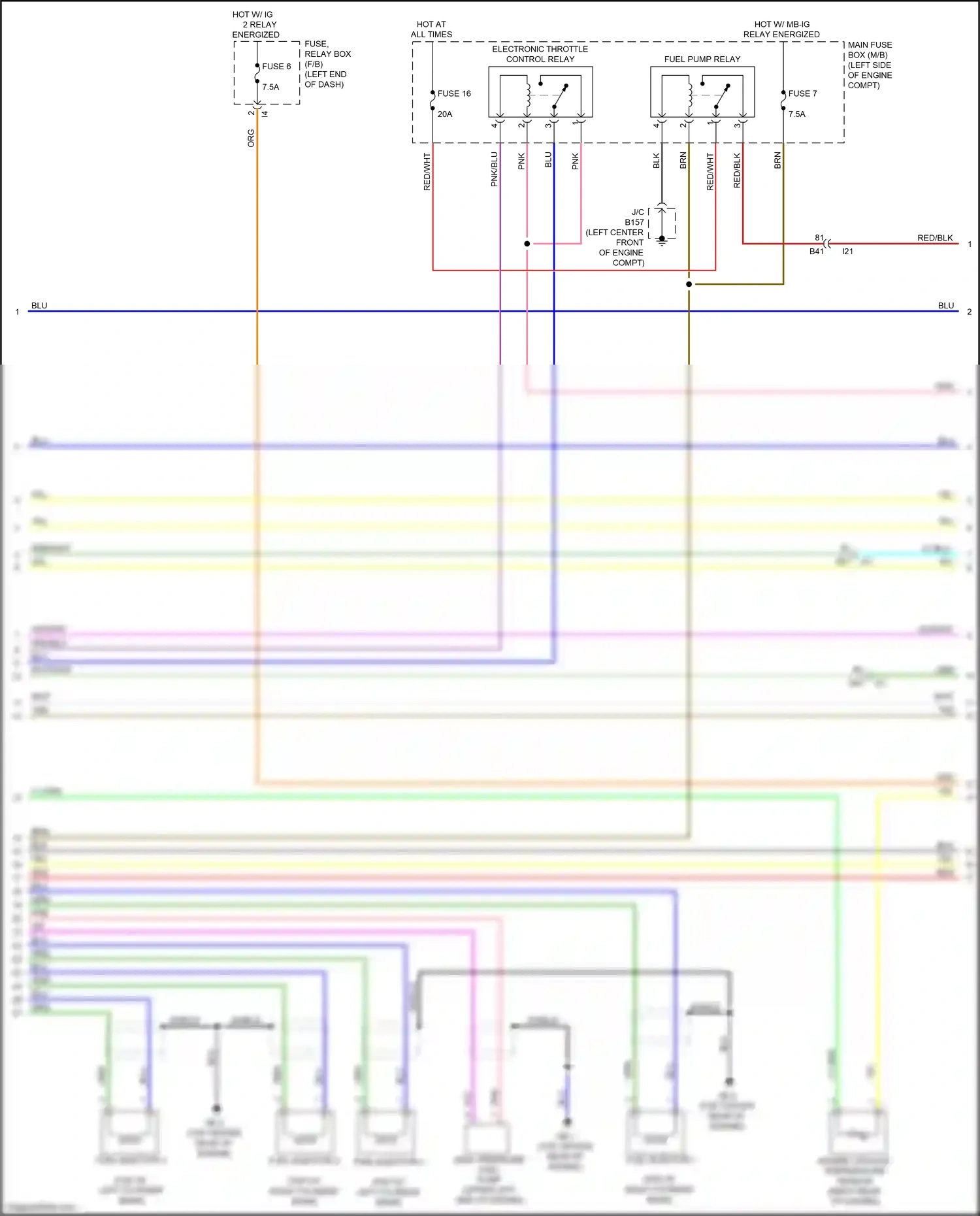 Wiring diagram red/blk for Subaru Outback BT (2019-2024) (15 of 21)