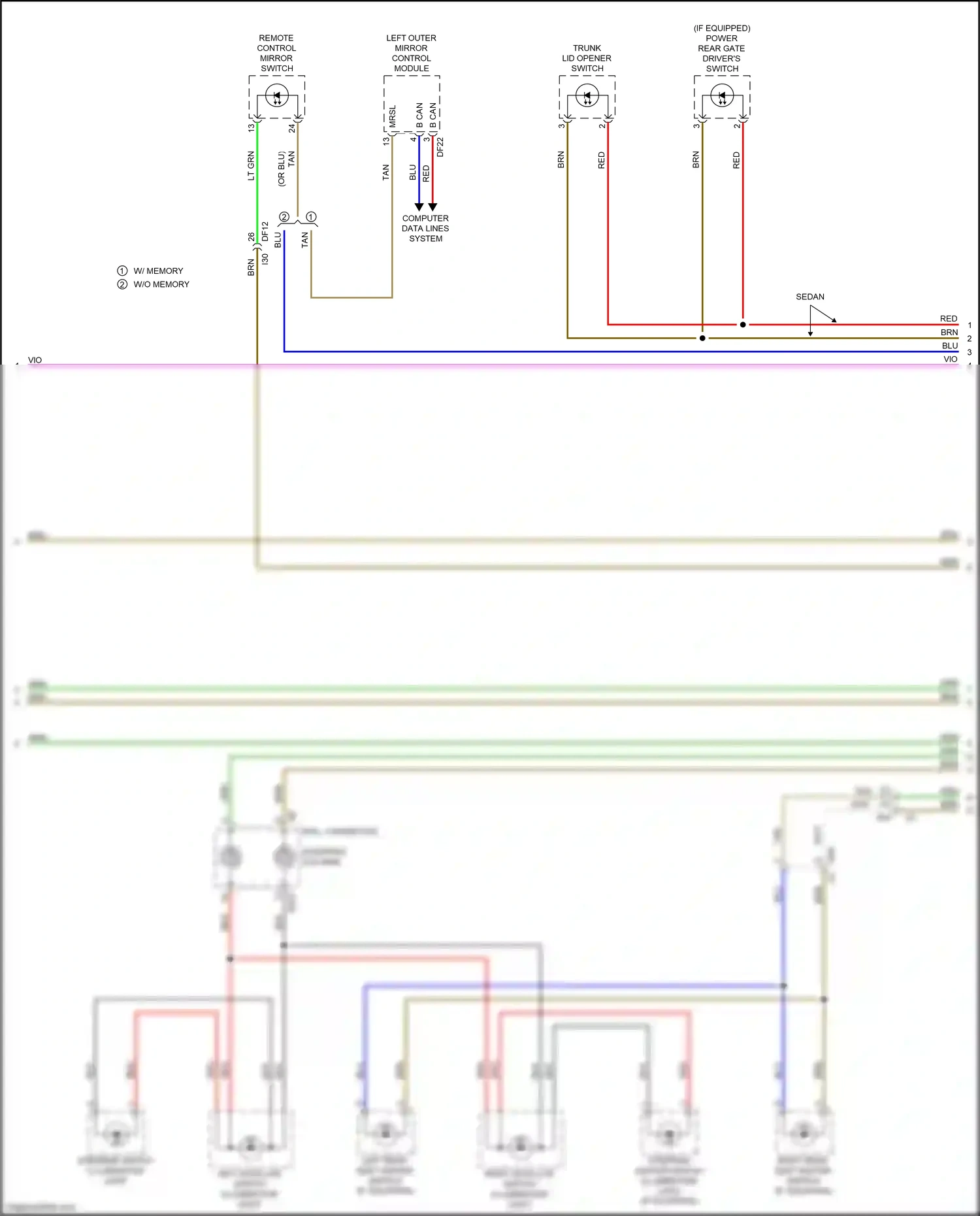 Wiring diagram roll connector for Subaru Outback BT (2019-2024) (13 of 17)