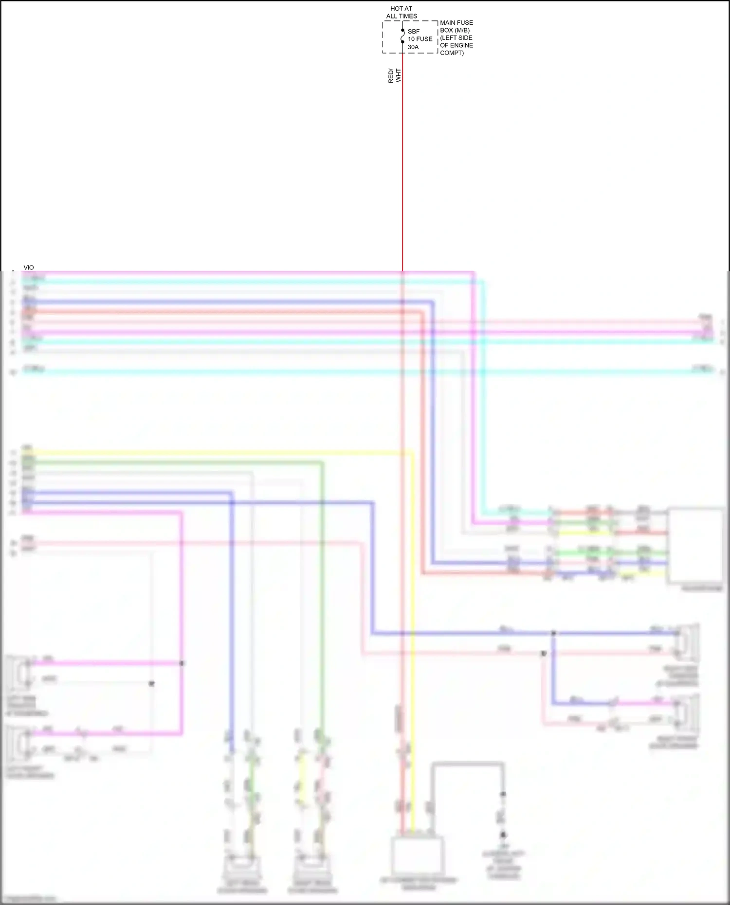 Wiring diagram vio for Subaru Outback BT (2019-2024) (60 of 109)