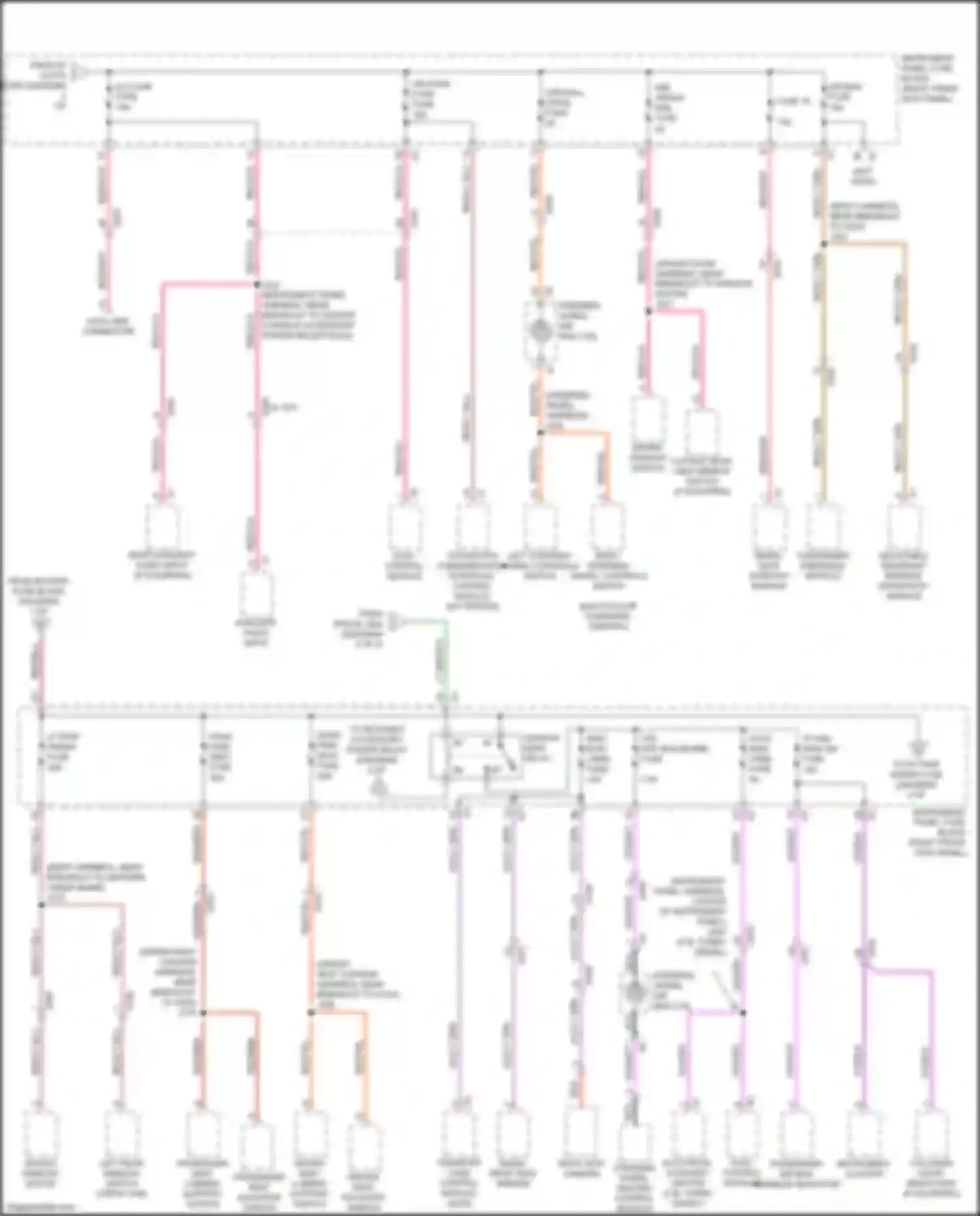Sambar Subaru VII (2012-2024): Power distribution circuit (3 of 4)