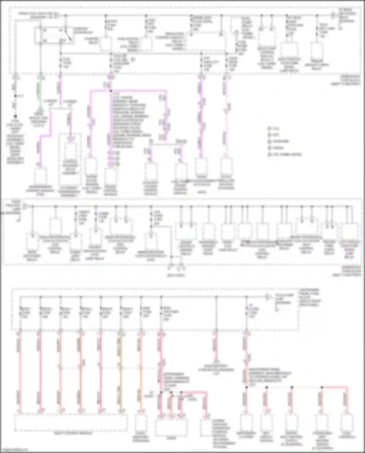 Wiring diagram 6 speed a/t for Subaru Sambar VII (2012-2024) (2 of 2)