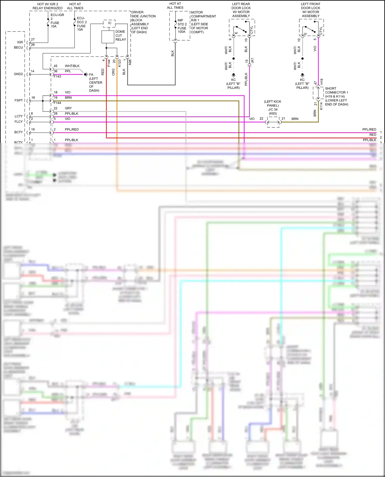 Subaru Solterra I (2022-2024) computer data lines system wiring diagram  (54 of 83)