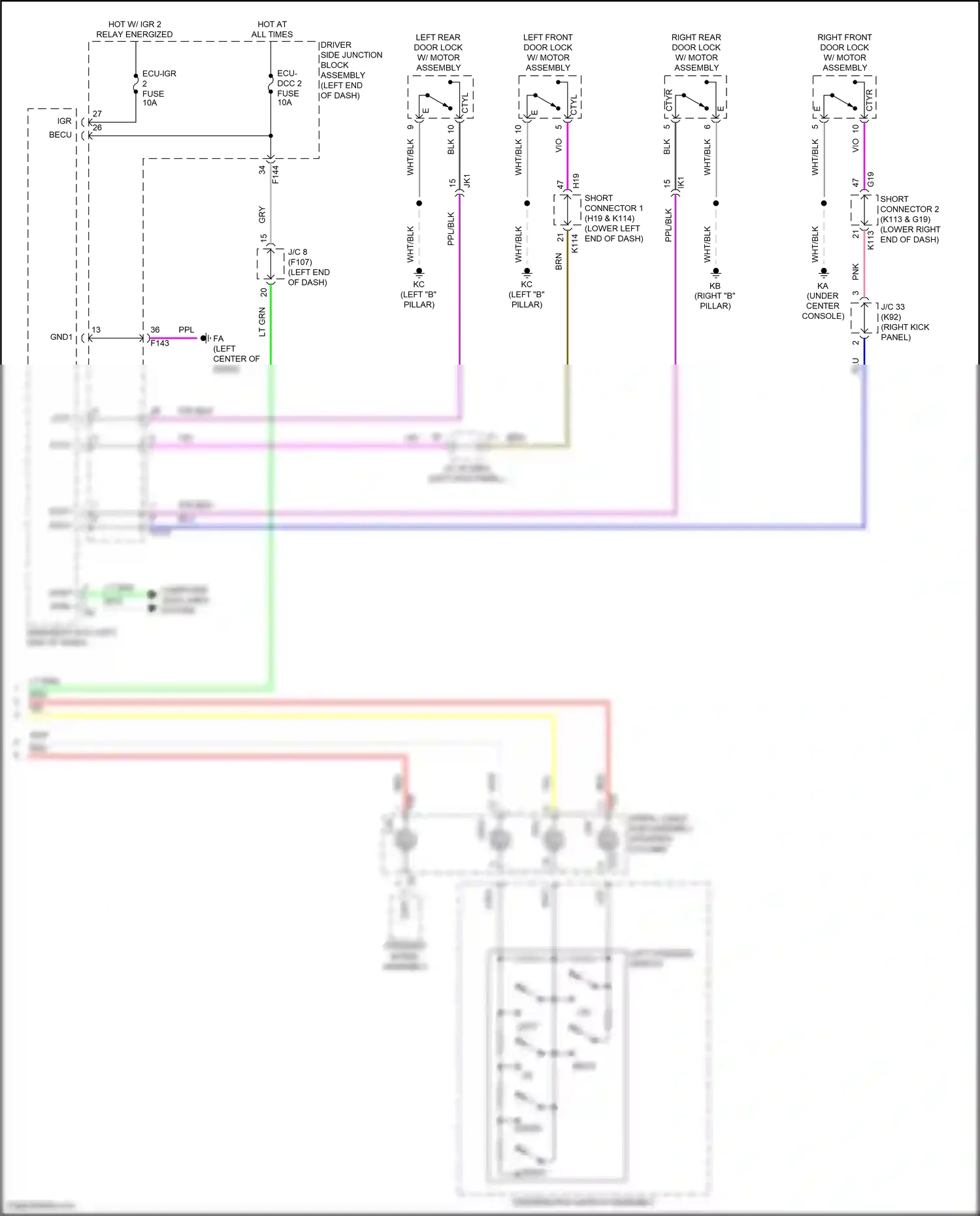 Subaru Solterra I (2022-2024) computer data lines system wiring diagram  (14 of 83)