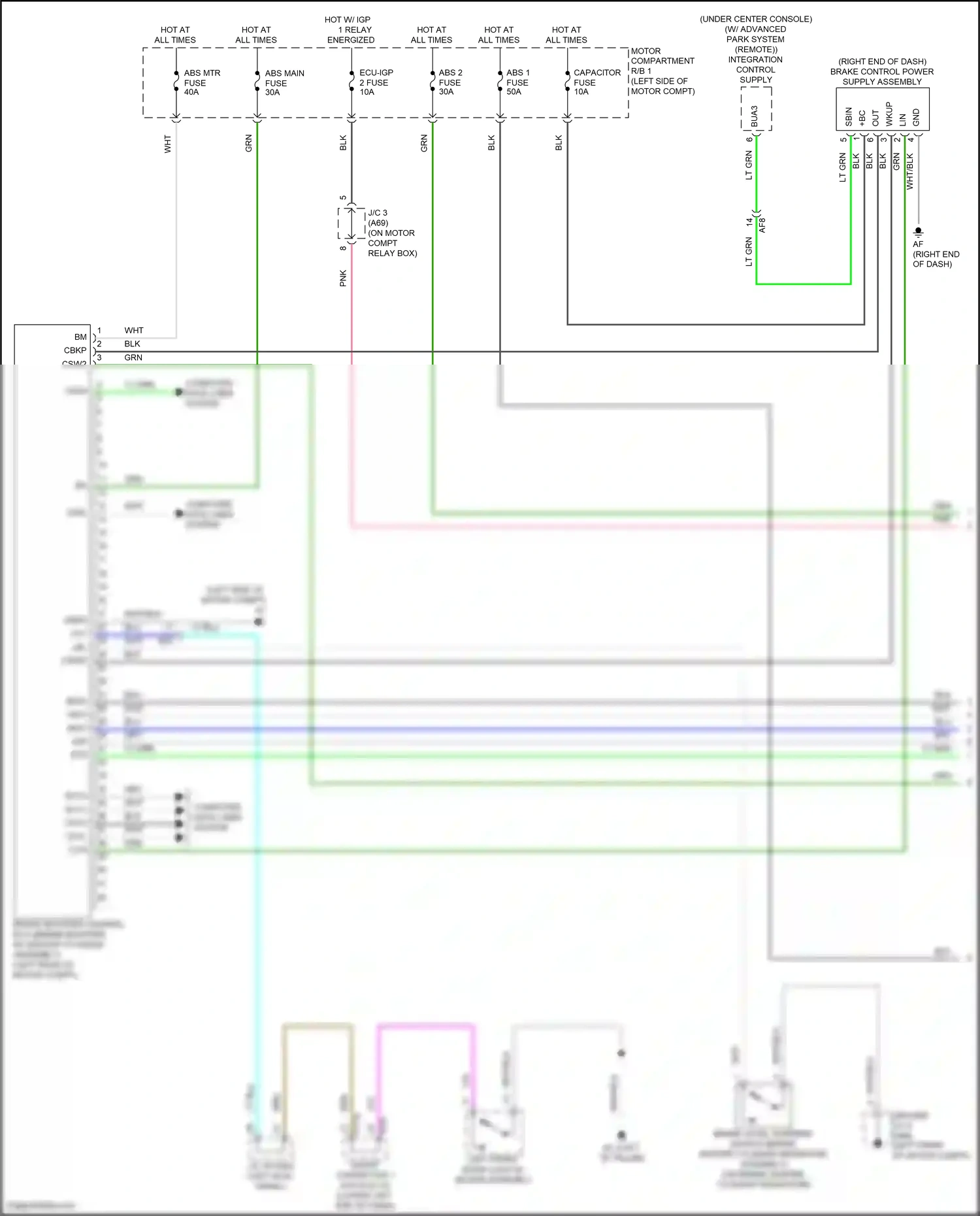 Subaru Solterra I (2022-2024) computer data lines system wiring diagram  (41 of 83)