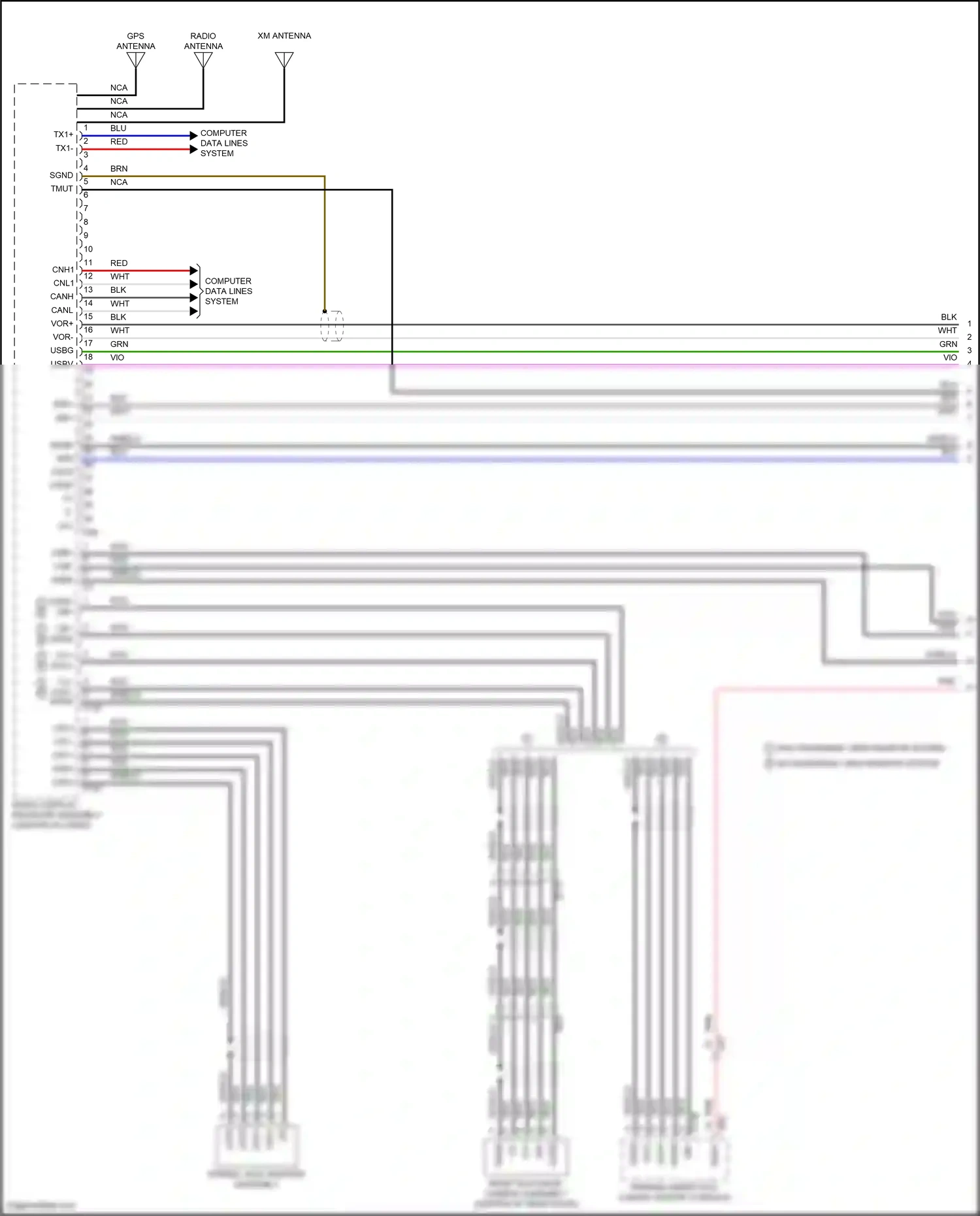 Subaru Solterra I (2022-2024) computer data lines system wiring diagram  (5 of 83)