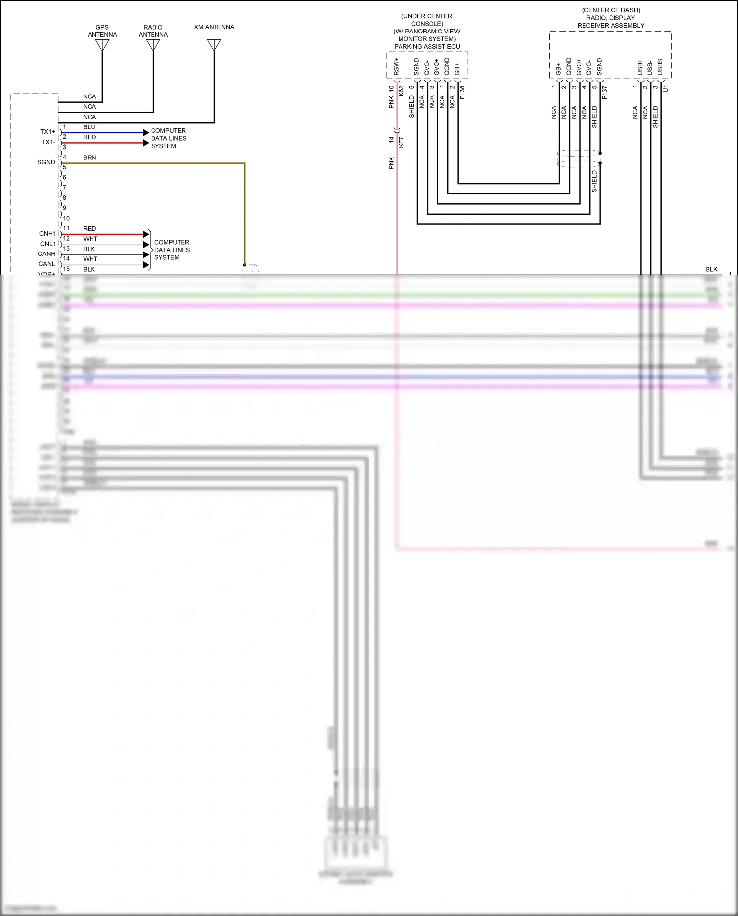 Subaru Solterra I (2022-2024) computer data lines system wiring diagram  (8 of 83)