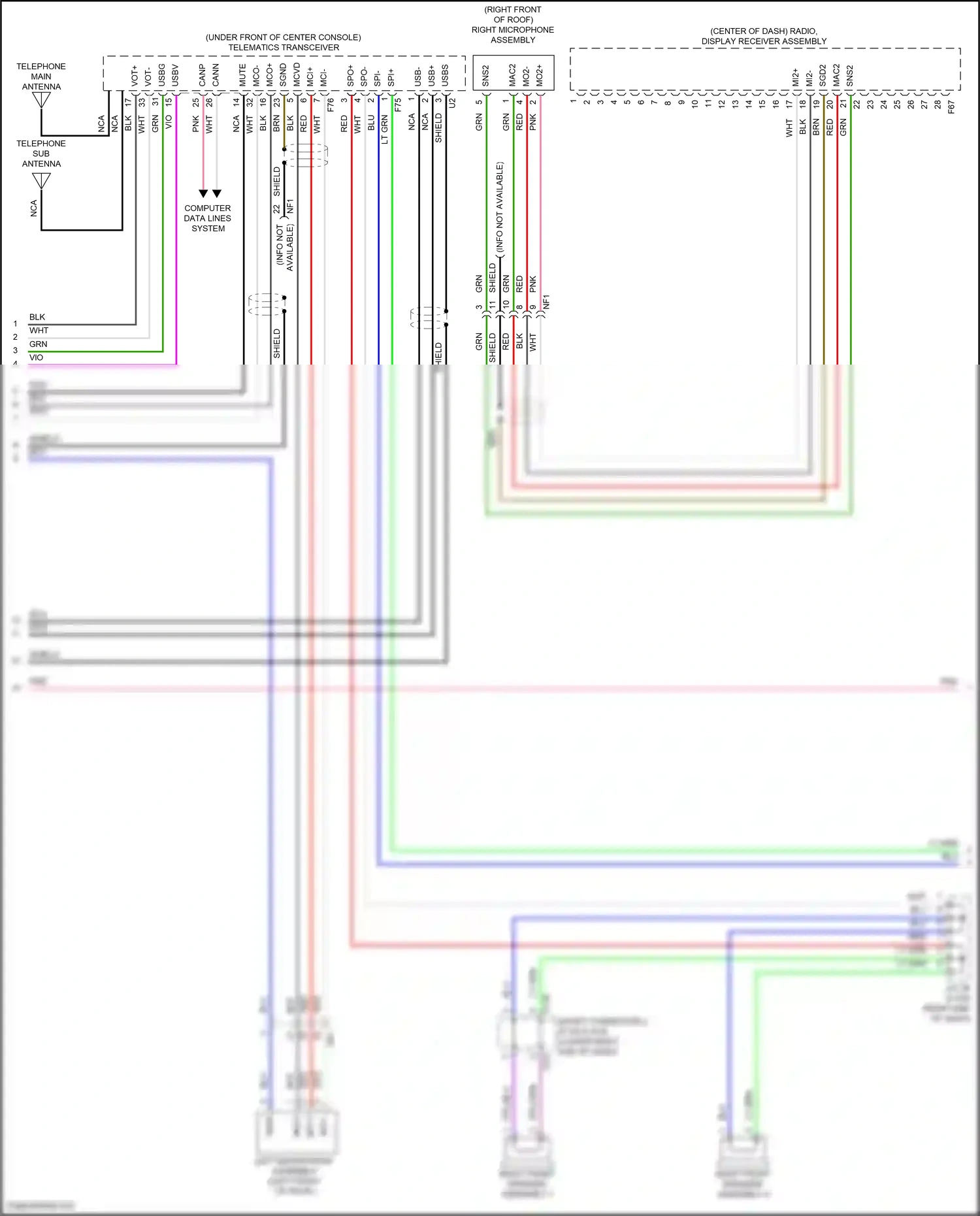 Subaru Solterra I (2022-2024) computer data lines system wiring diagram  (6 of 83)