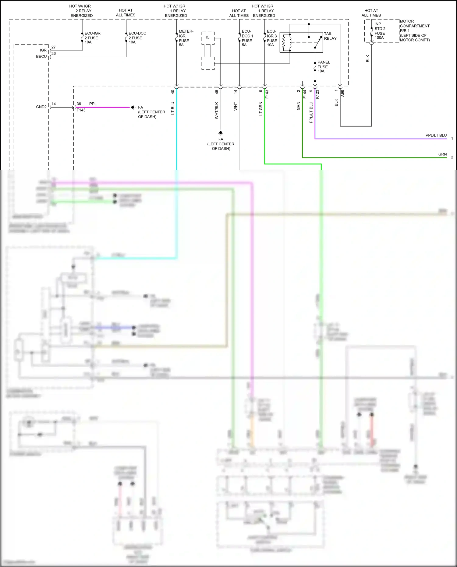 Subaru Solterra I (2022-2024) computer data lines system wiring diagram  (56 of 83)