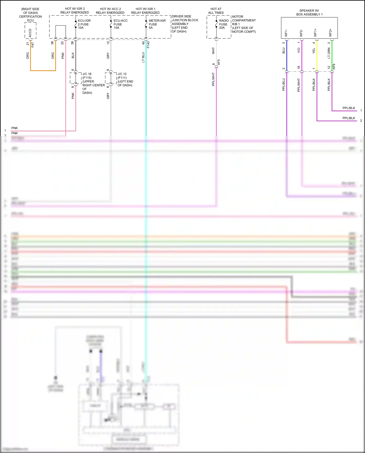 Subaru Solterra I (2022-2024) computer data lines system wiring diagram  (10 of 83)