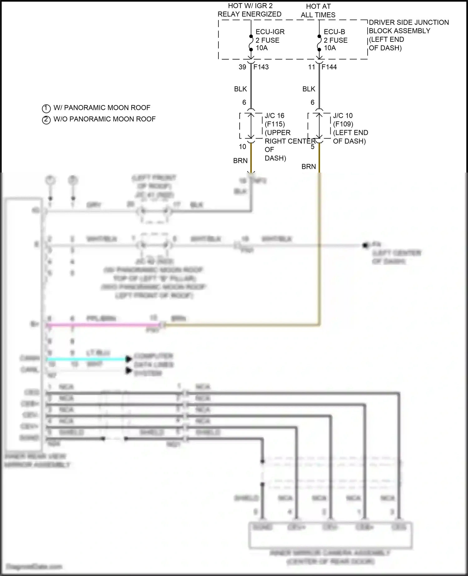 Subaru Solterra I (2022-2024) computer data lines system wiring diagram  (24 of 83)