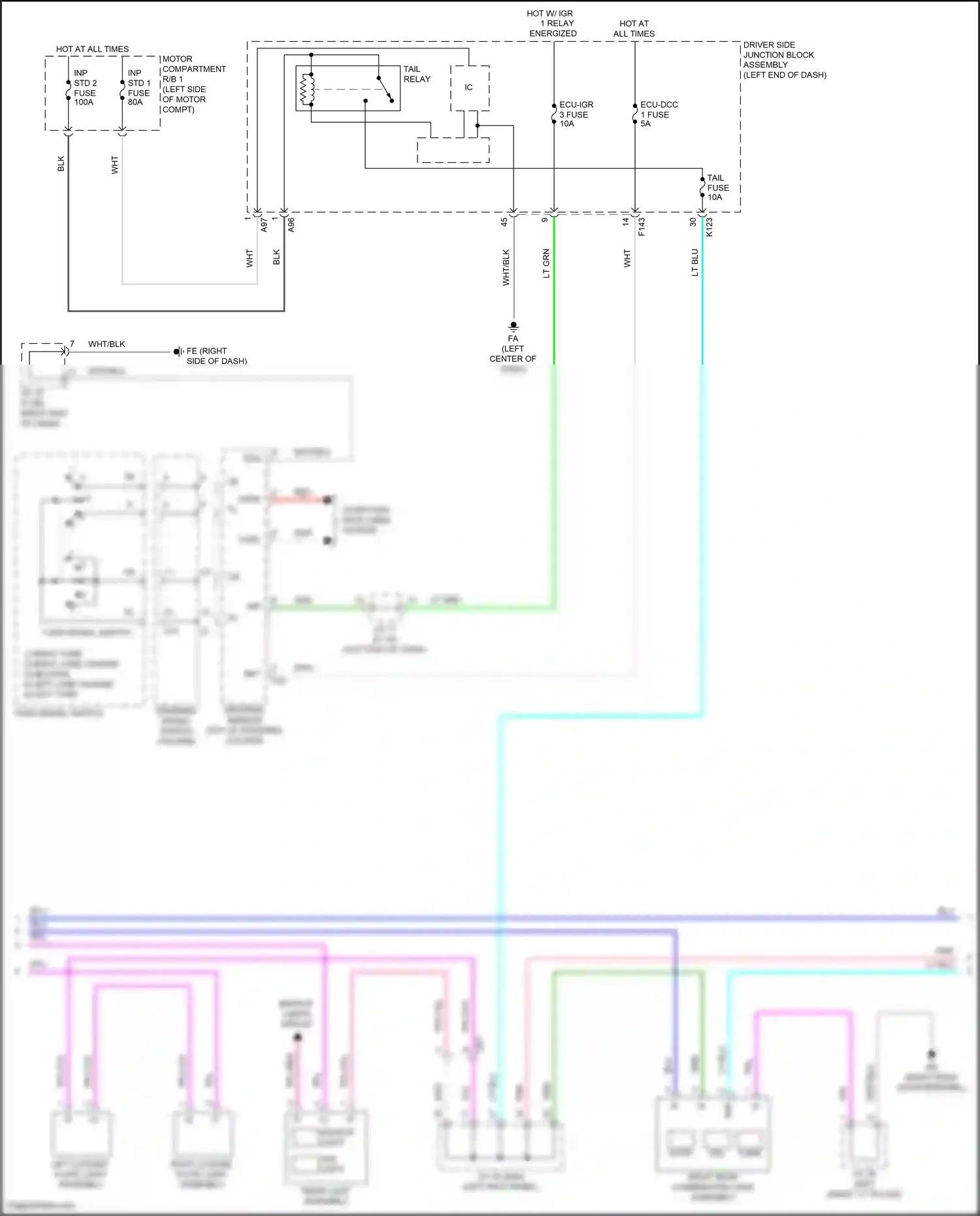 Subaru Solterra I (2022-2024) computer data lines system wiring diagram  (72 of 83)