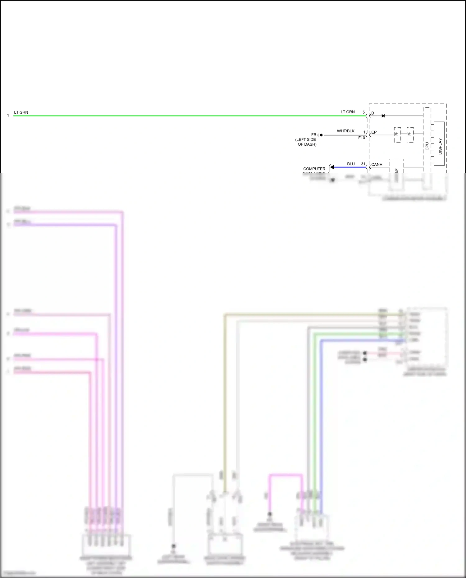 Subaru Solterra I (2022-2024) computer data lines system wiring diagram  (68 of 83)