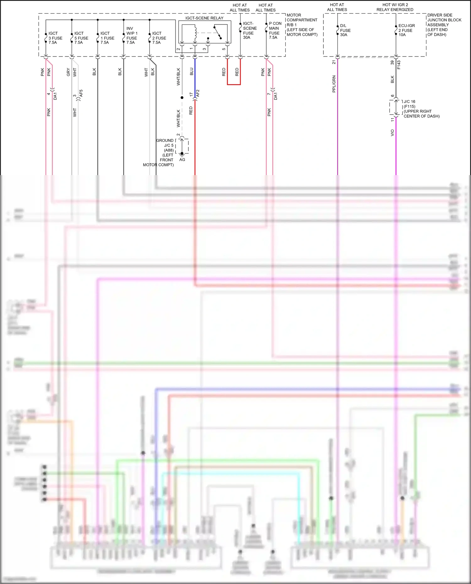 Subaru Solterra I (2022-2024) computer data lines system wiring diagram  (81 of 83)