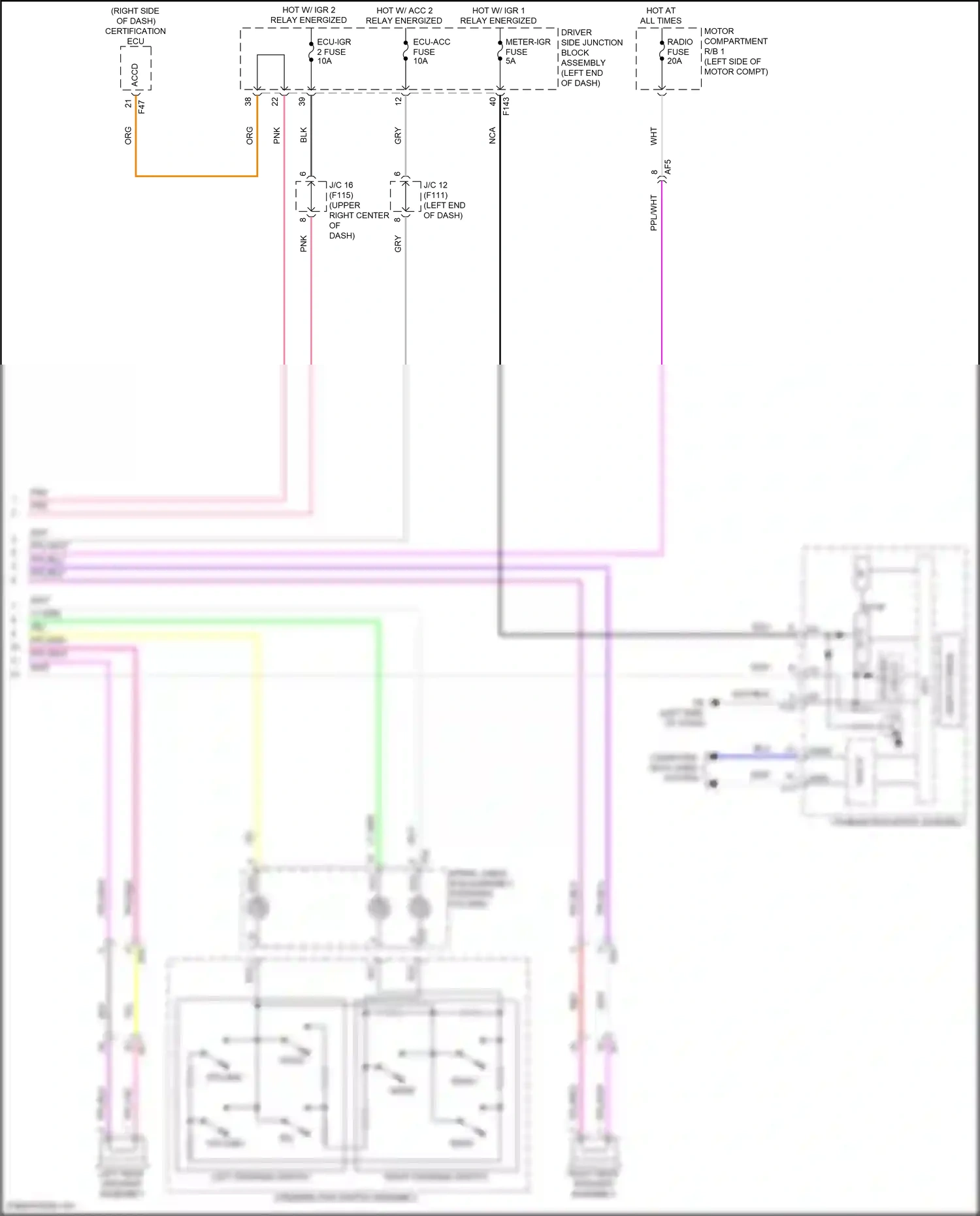 Subaru Solterra I (2022-2024) computer data lines system wiring diagram  (7 of 83)