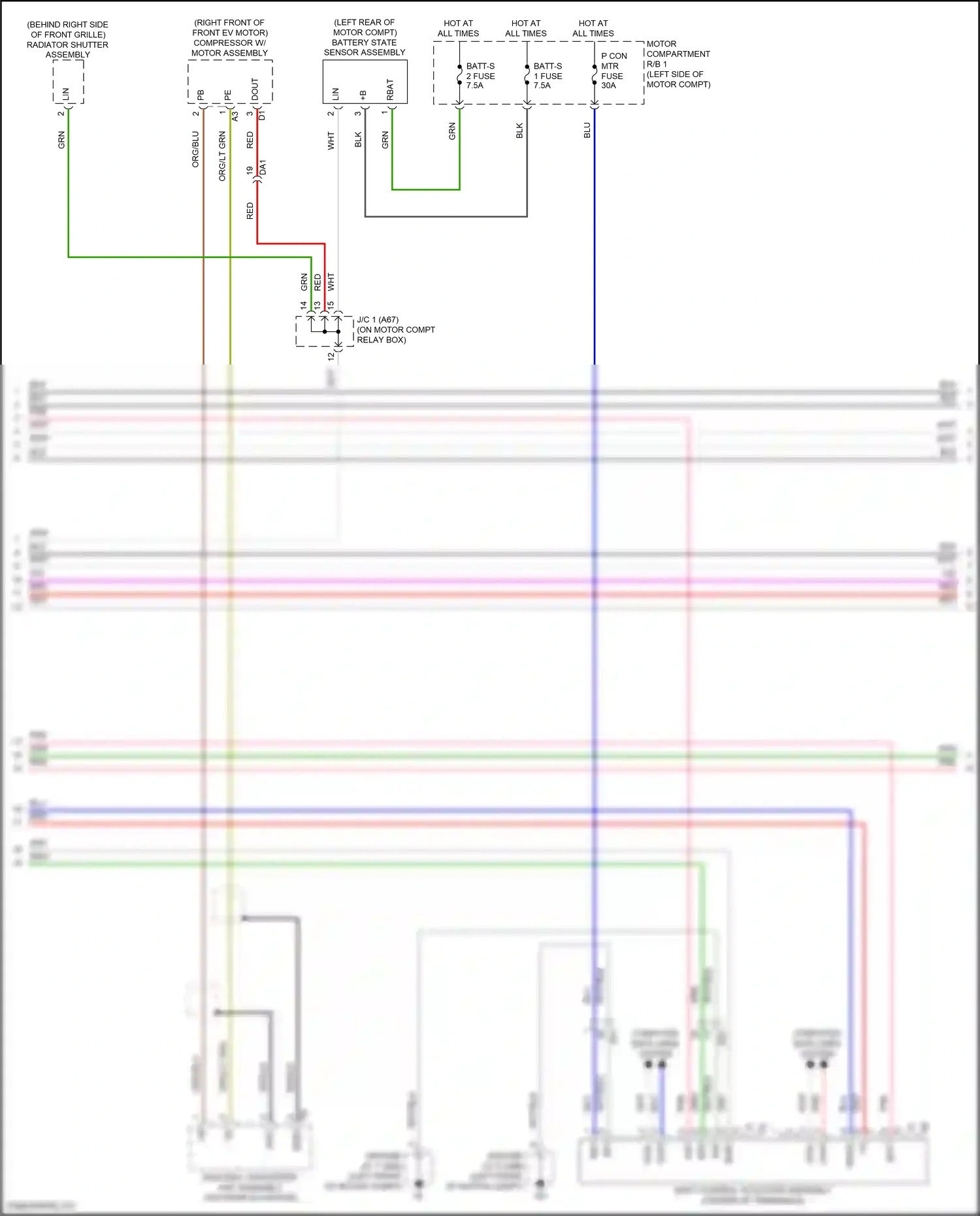 Subaru Solterra I (2022-2024) computer data lines system wiring diagram  (79 of 83)