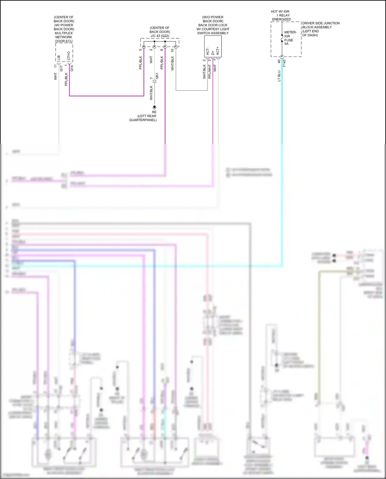 Subaru Solterra I (2022-2024) computer data lines system wiring diagram  (27 of 83)