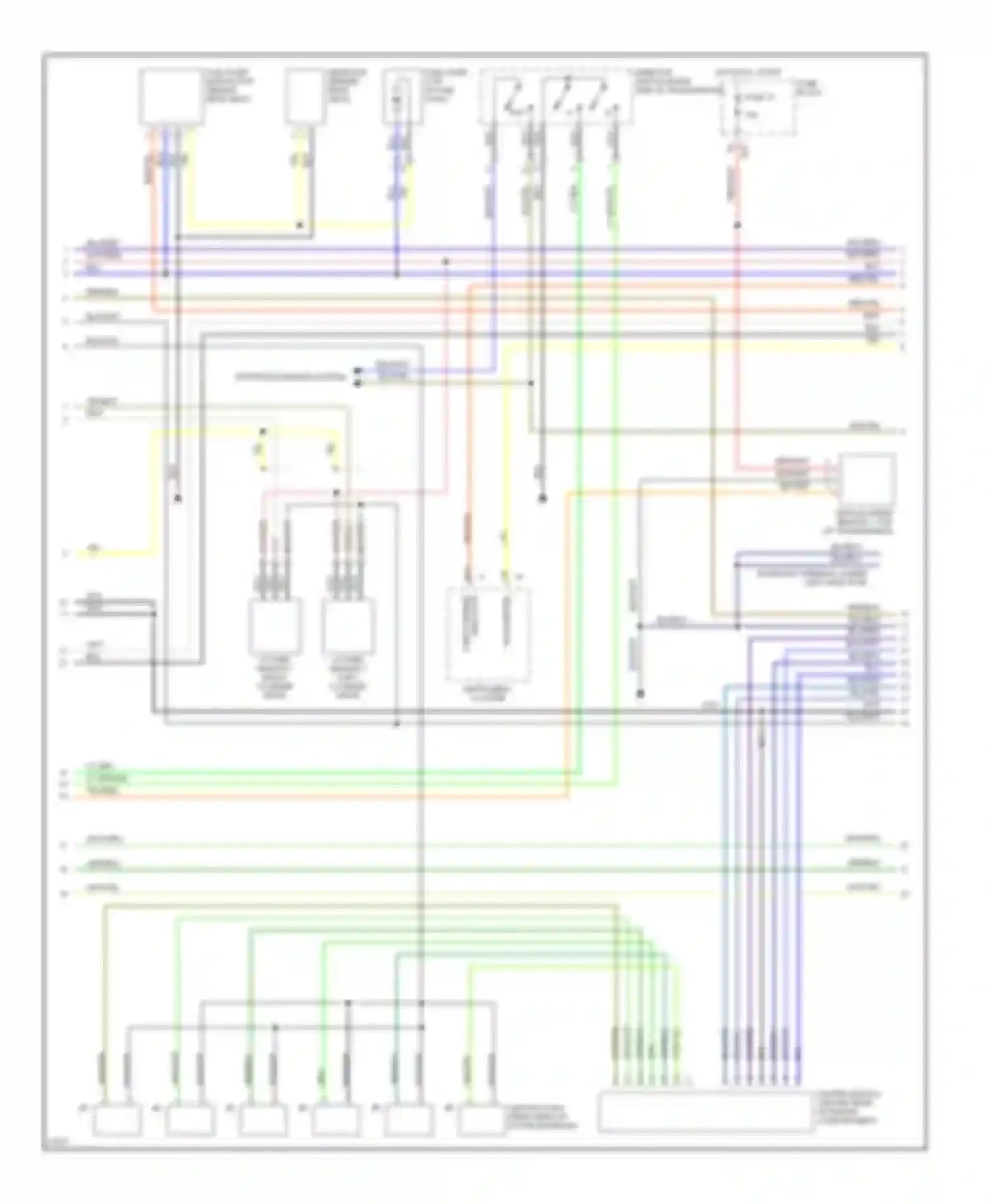 SVX Subaru I (1991-1997): Wiring diagram engine performance 3.3ls (2 of 3)