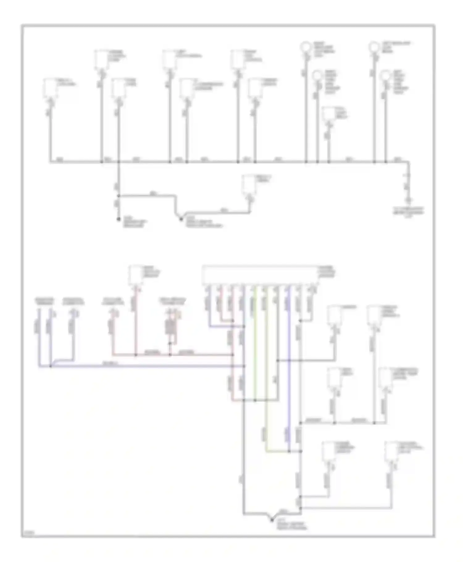 SVX Subaru I (1991-1997): Ground distribution circuit (1 of 3)
